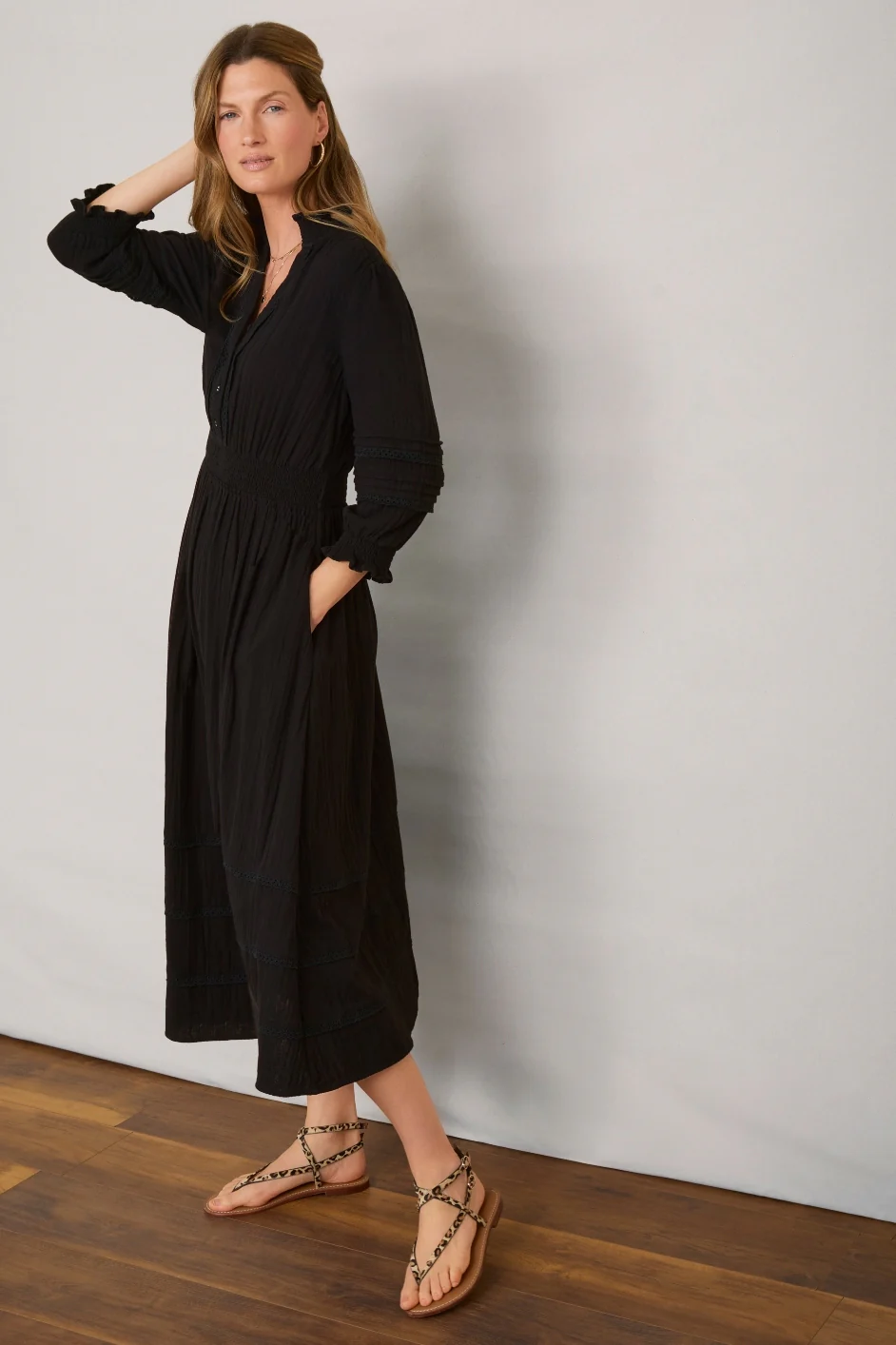Alina Dress - Black - Image 4