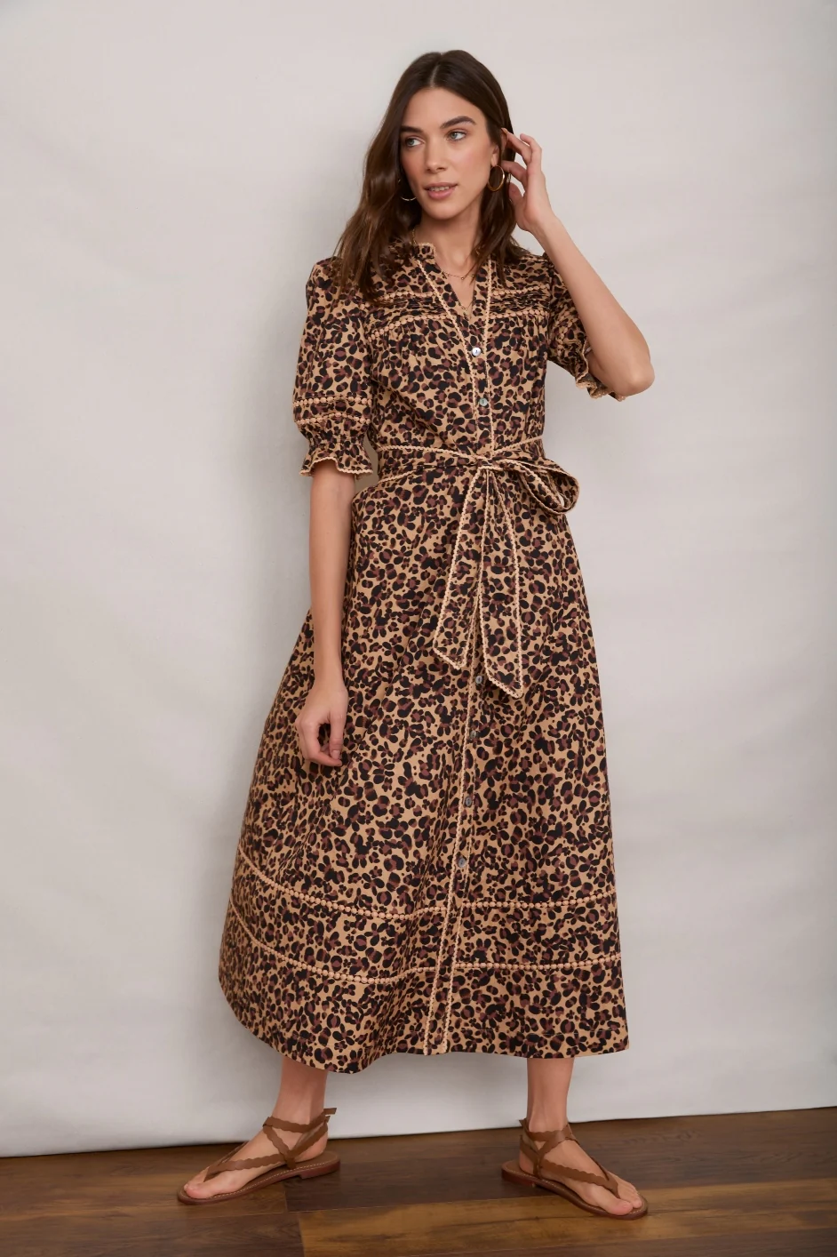 Annie Dress - Leopard - Image 3