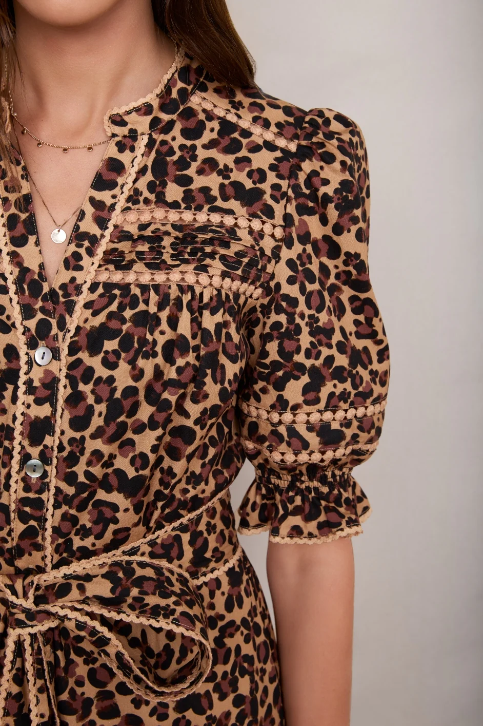 Annie Dress - Leopard - Image 4
