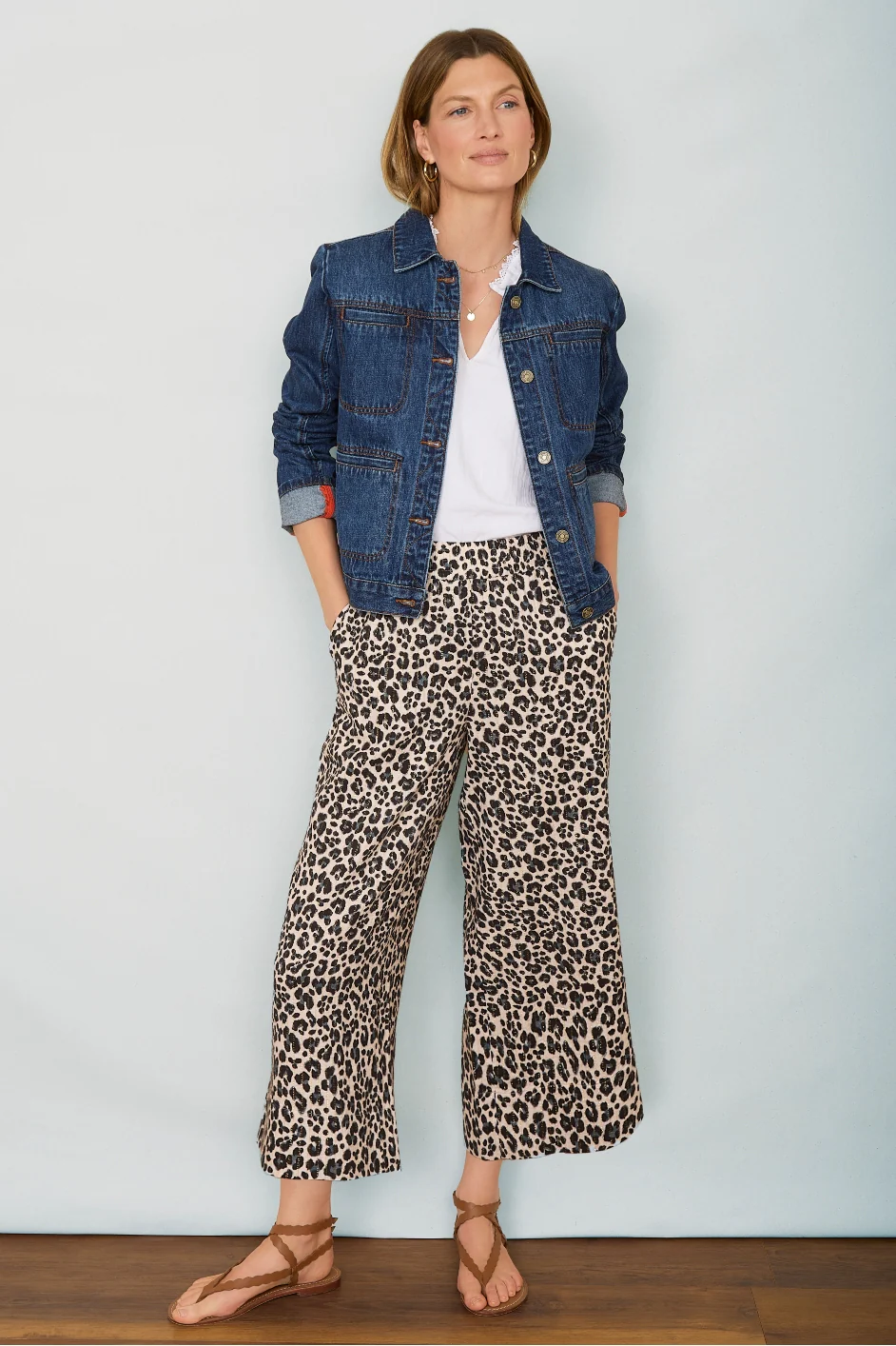 Aoife Trouser - Leopard - Image 3