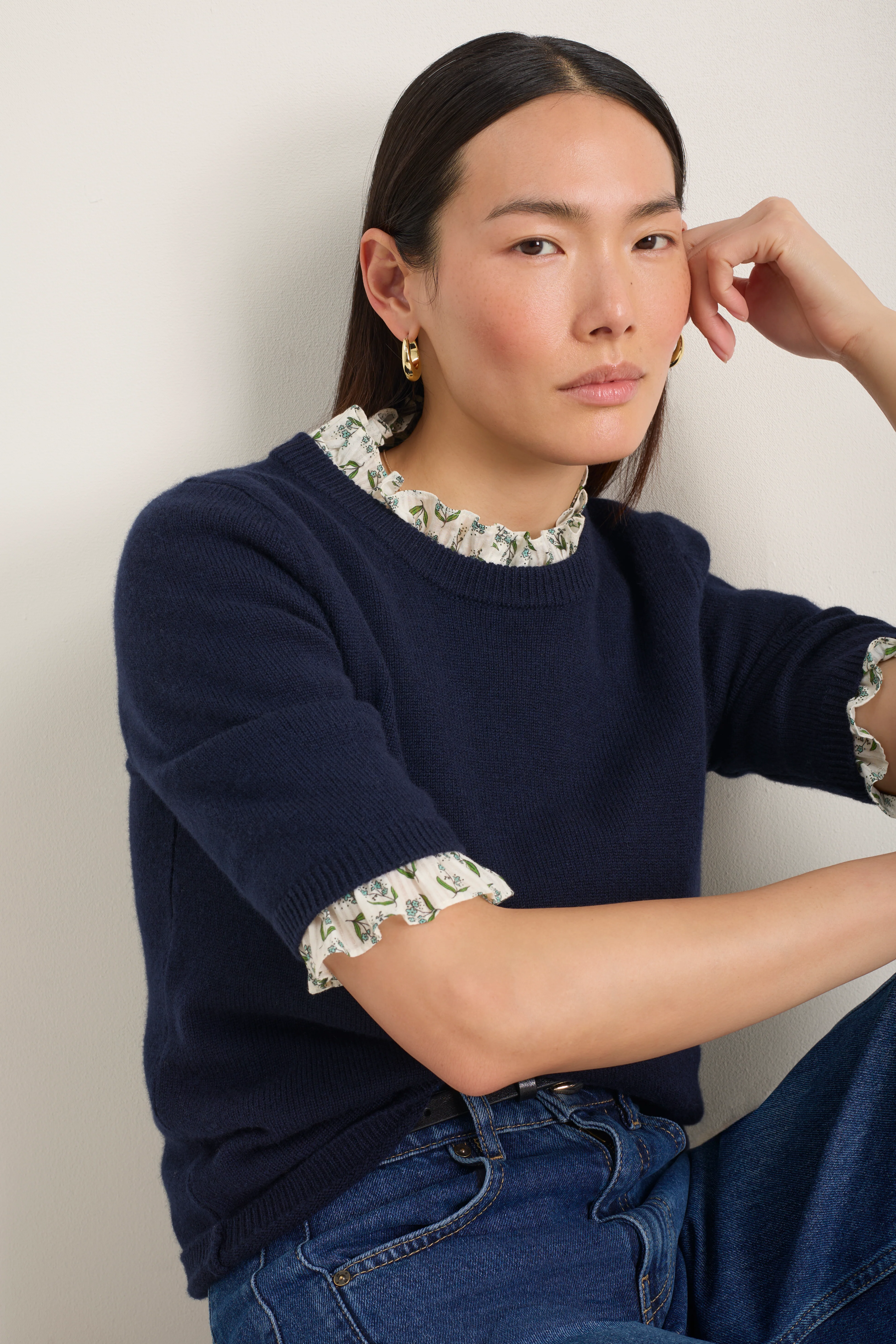 Caley Knitted Top - Midnight - Image 3