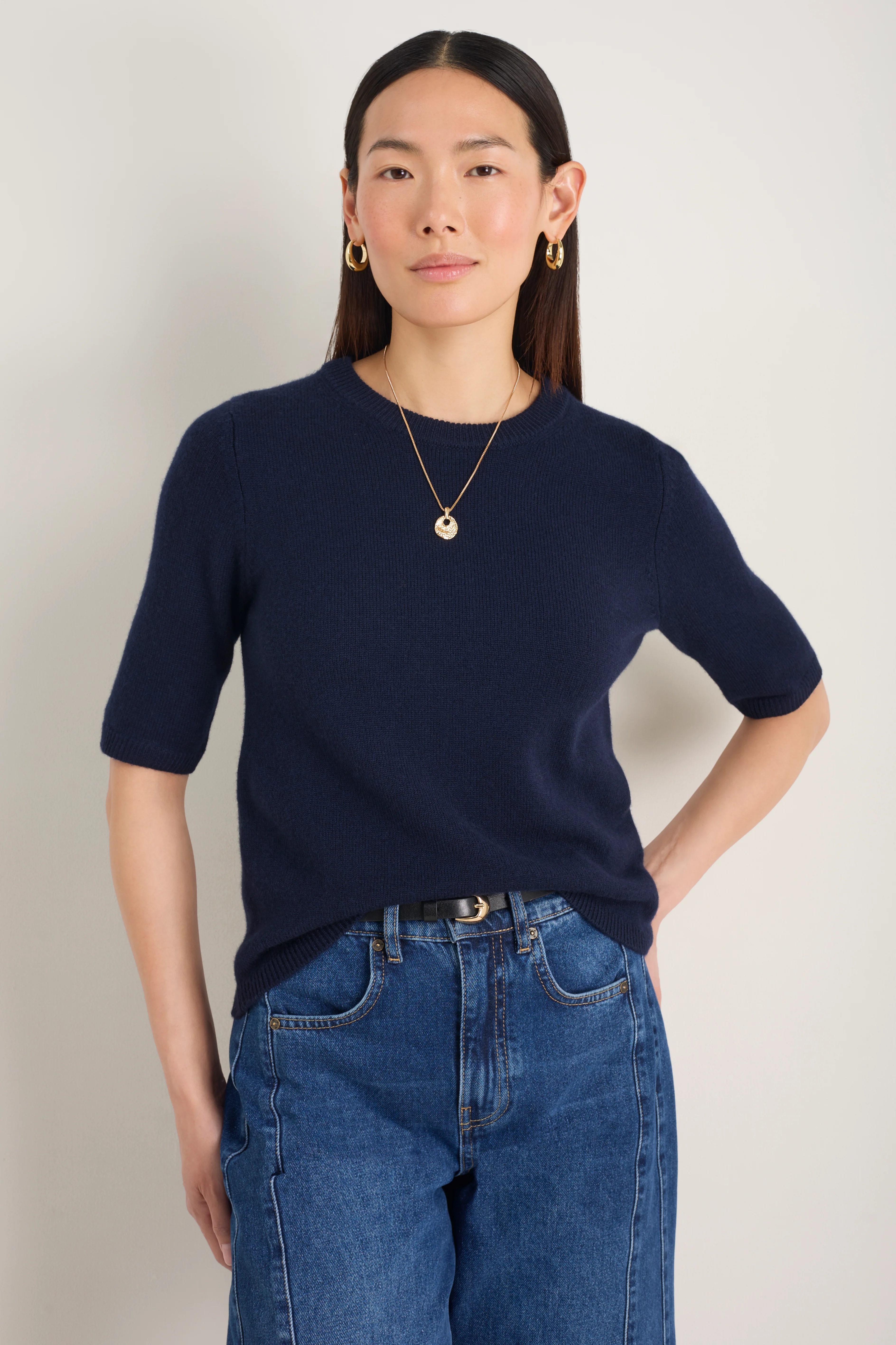 Caley Knitted Top - Midnight - Image 4