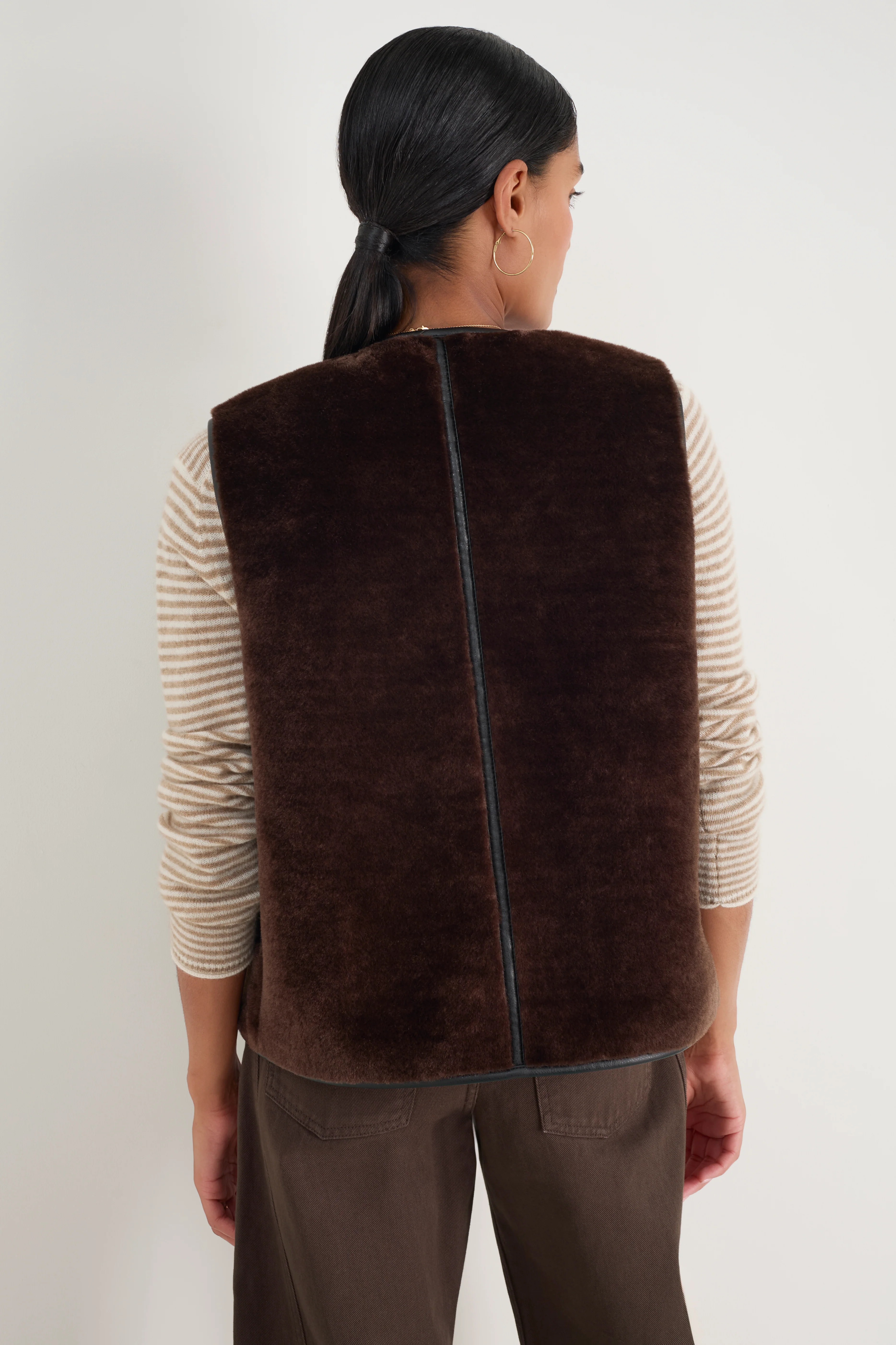 Carina Duffle Gilet - Cocoa - Image 3