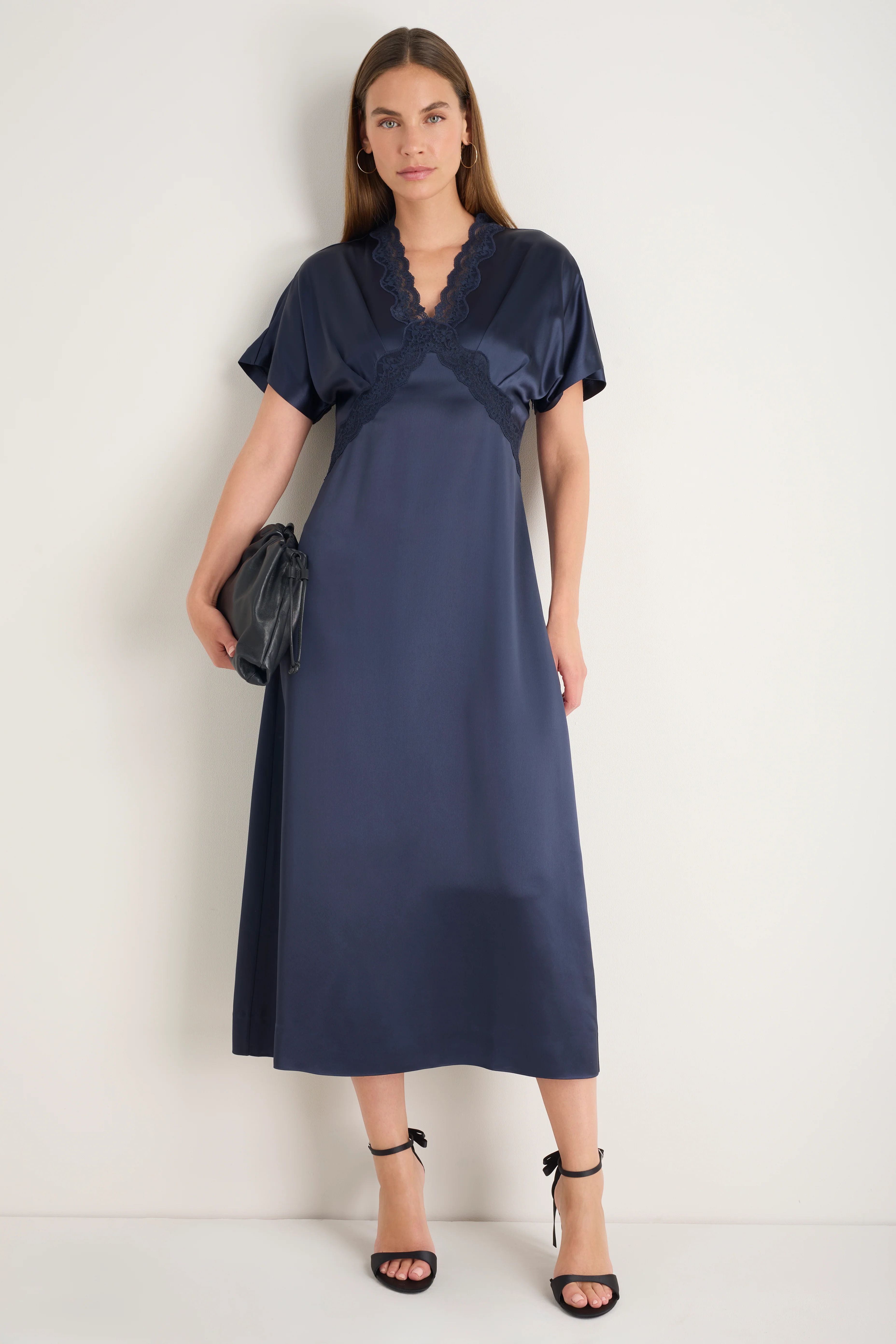Casey Lace Trim Dress - Midnight - Image 4