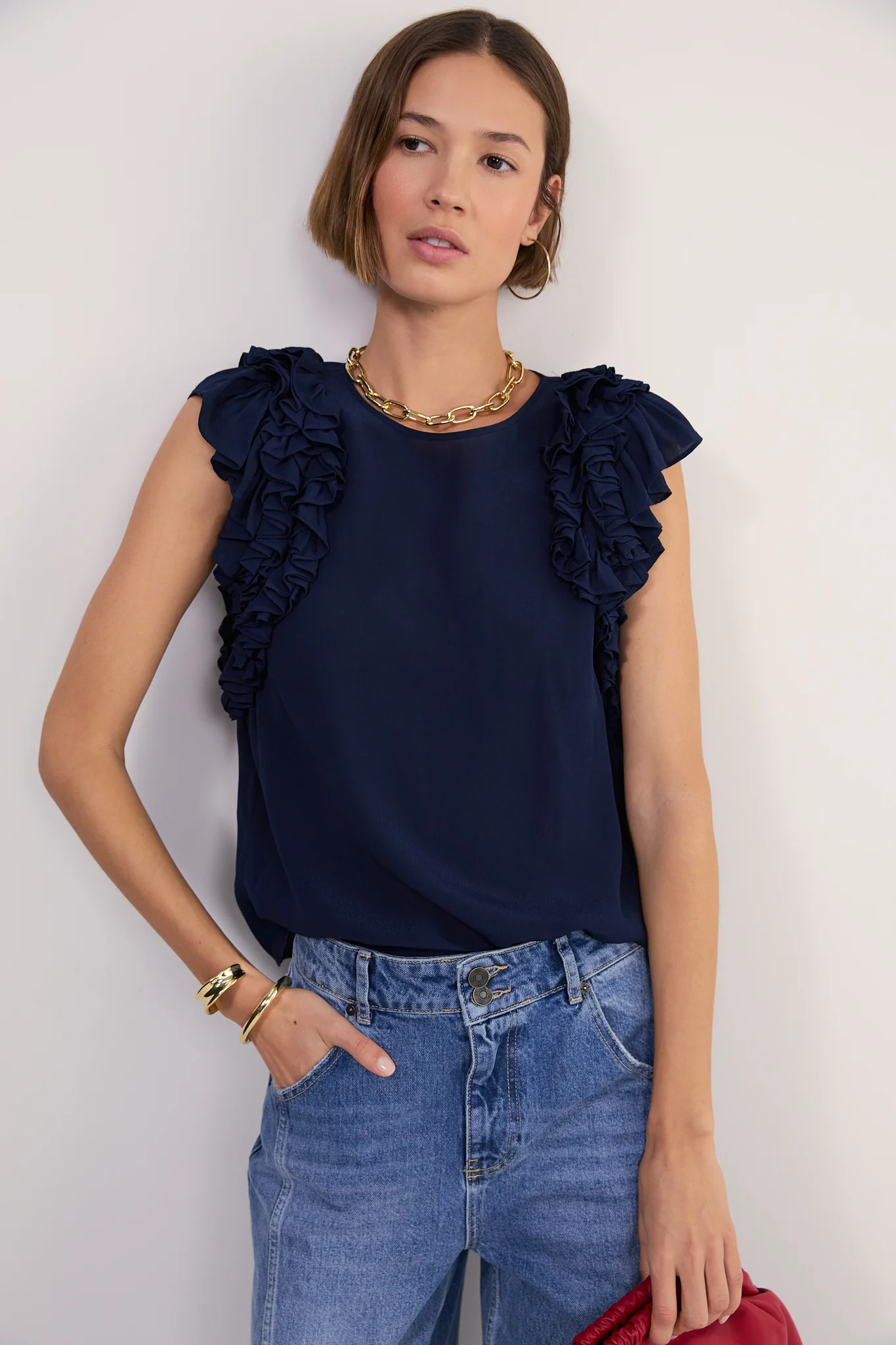 Cath x WYSE Antibes Top - Midnight - Image 2