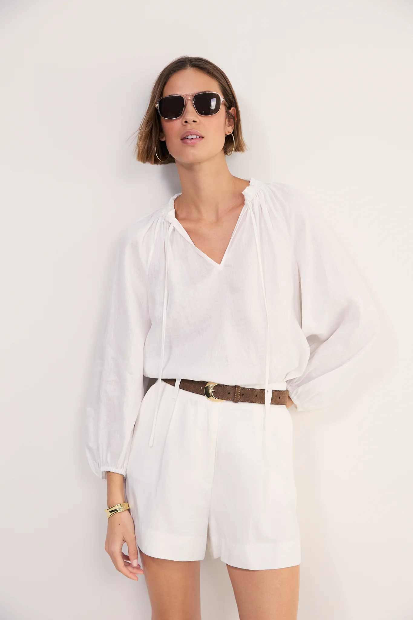 Cath x WYSE Cannes Short - Ivory - Image 2