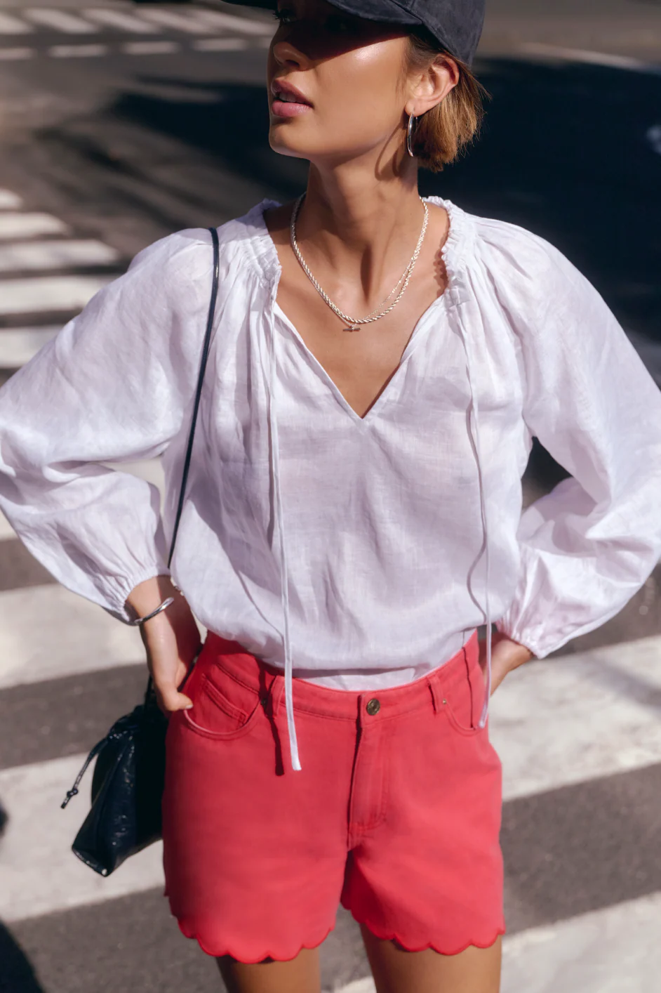 Cath x WYSE Etoile Blouse - White - Image 2