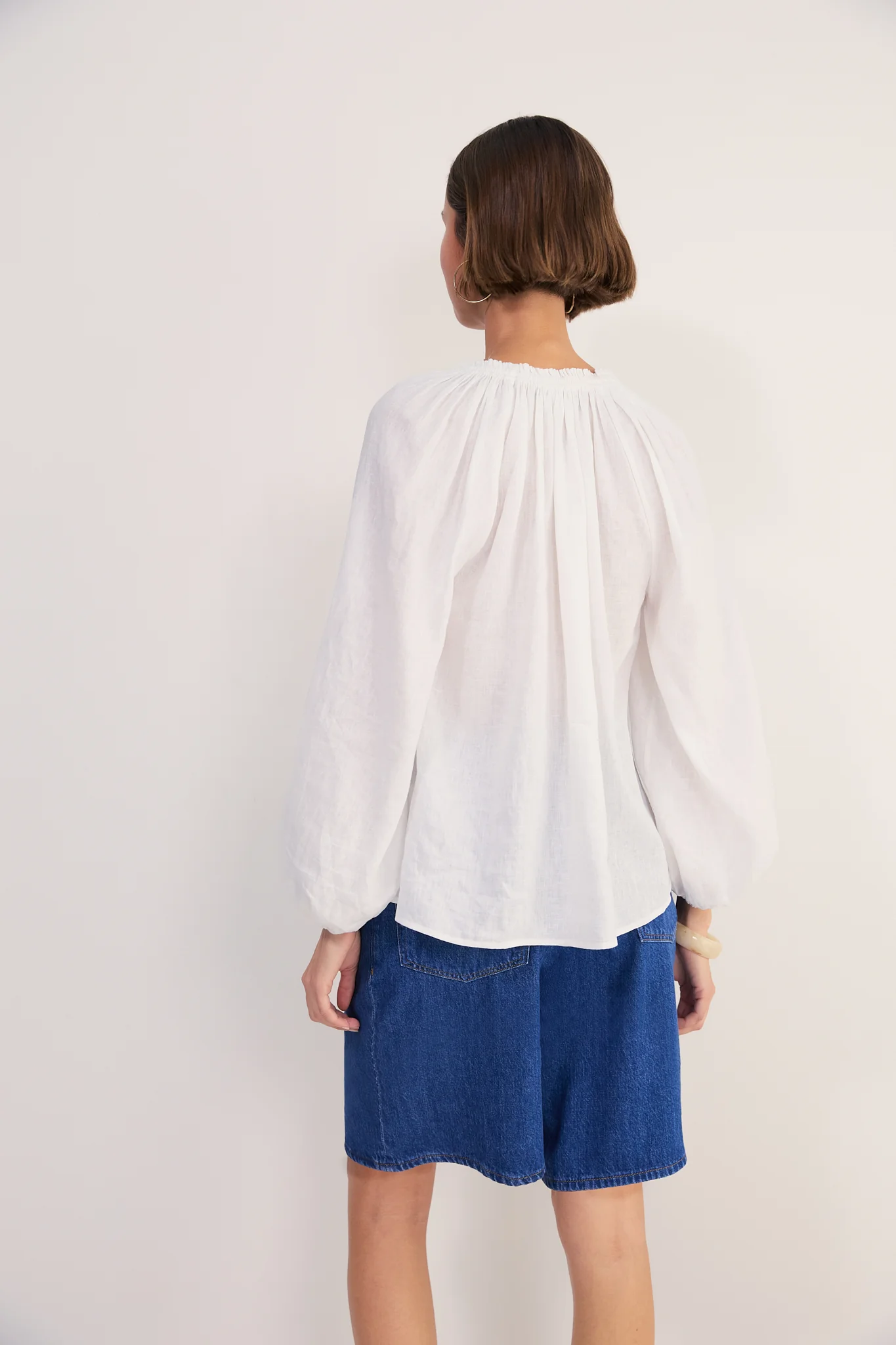 Cath x WYSE Etoile Blouse - White - Image 6
