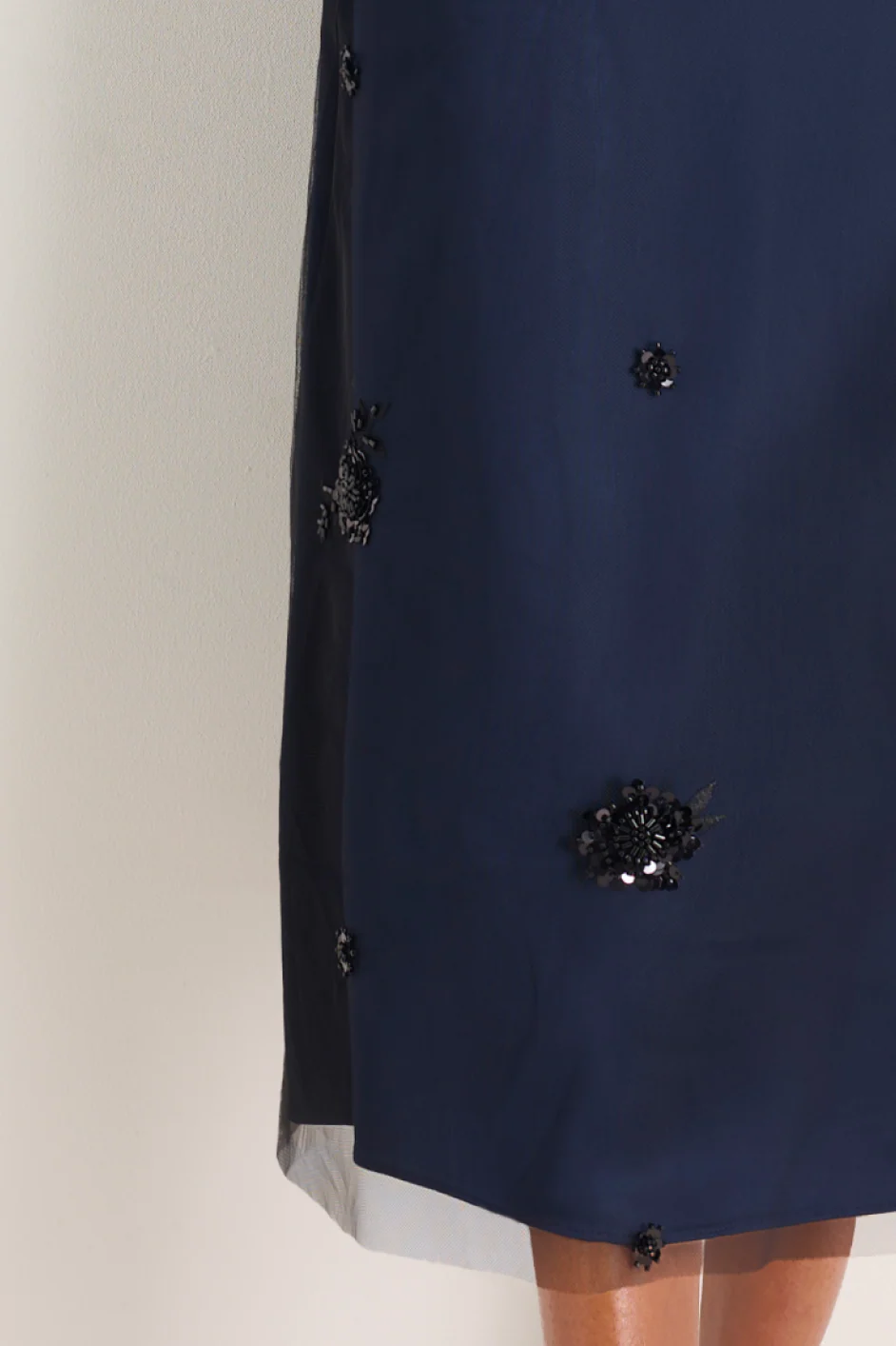 Cath x WYSE Grace Embellished Skirt - Midnight - Image 2