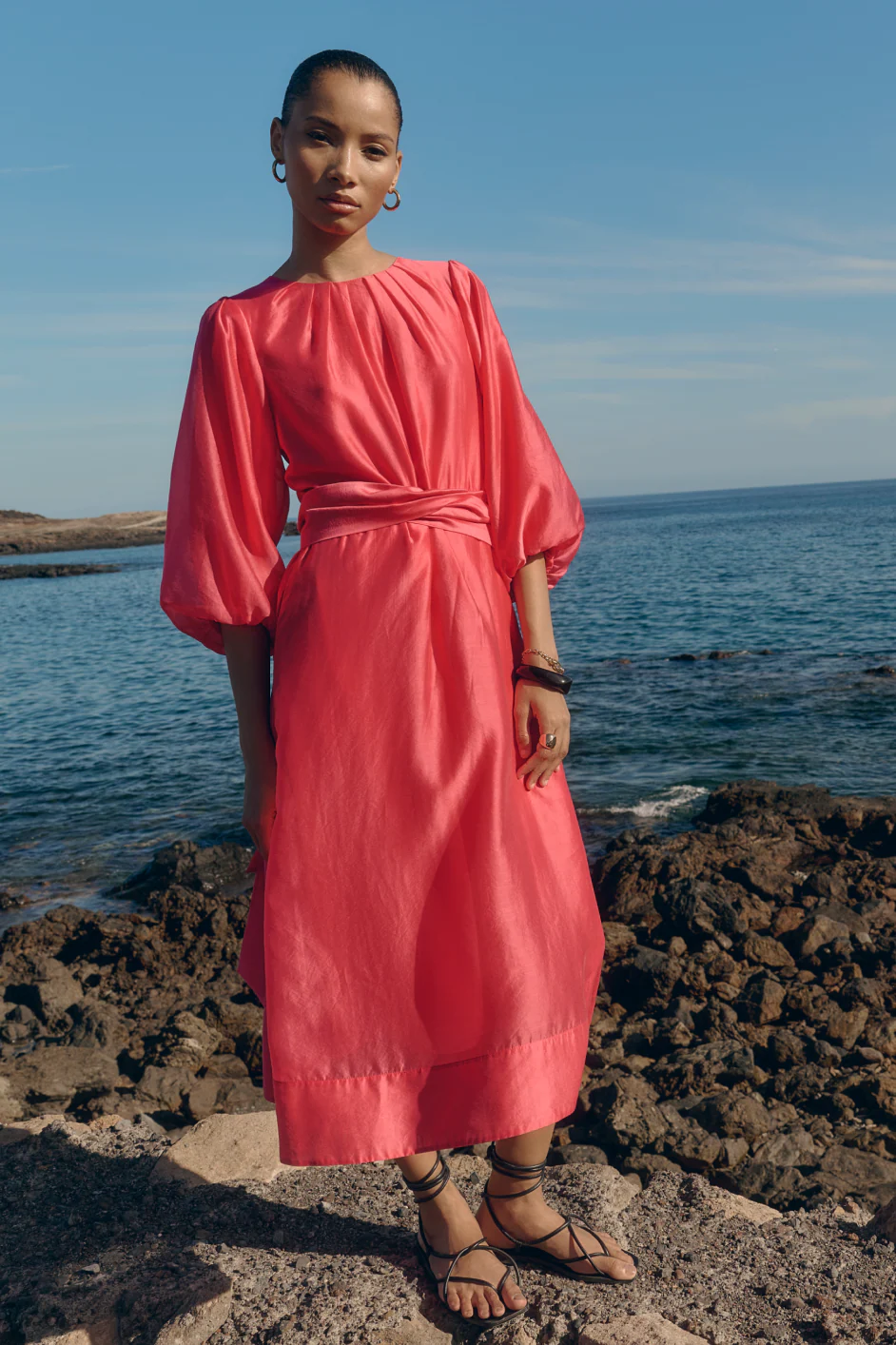Cath x WYSE Lauren Dress - Raspberry Pink - Image 6