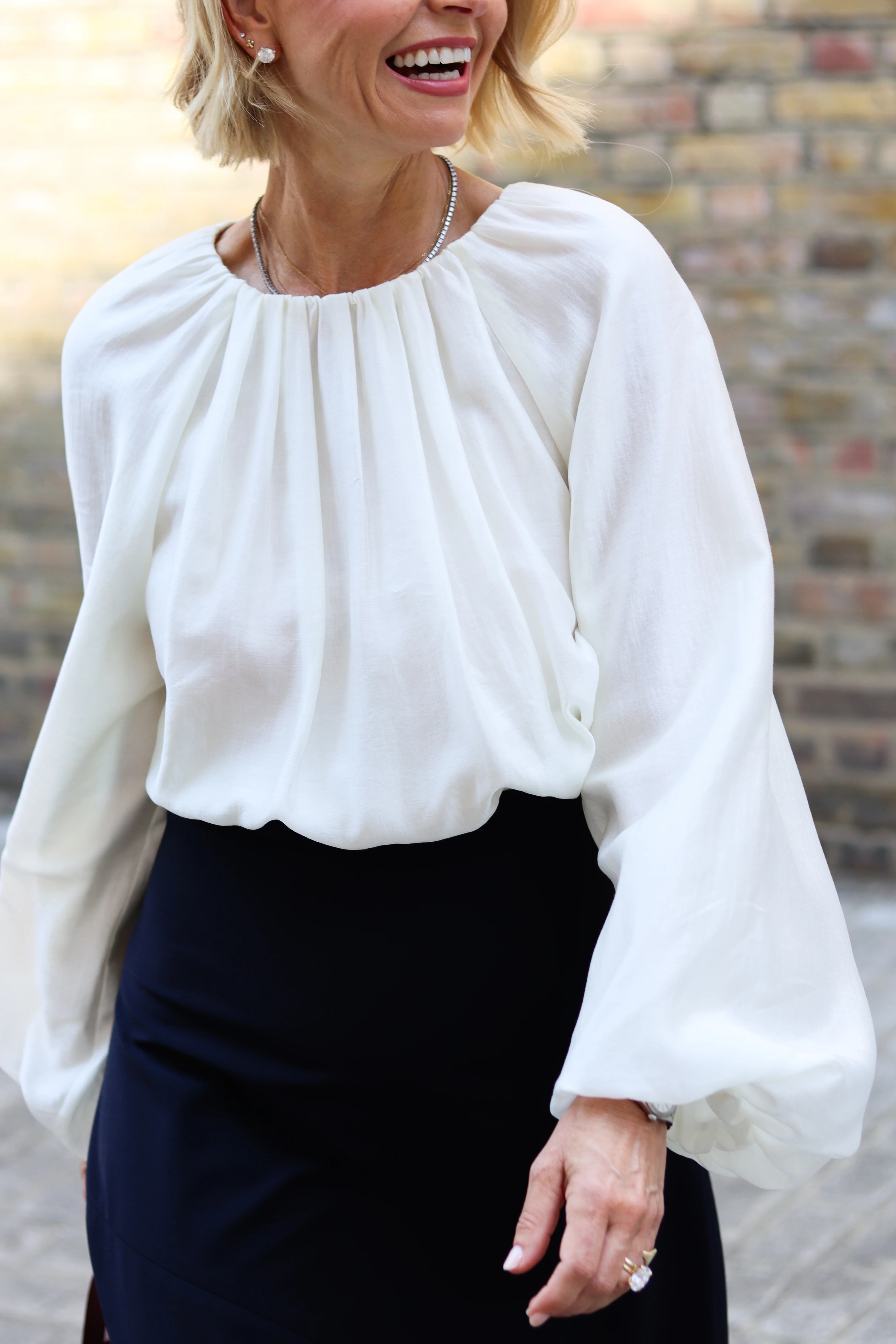Cath x WYSE Lauren Top - Ivory - Image 6