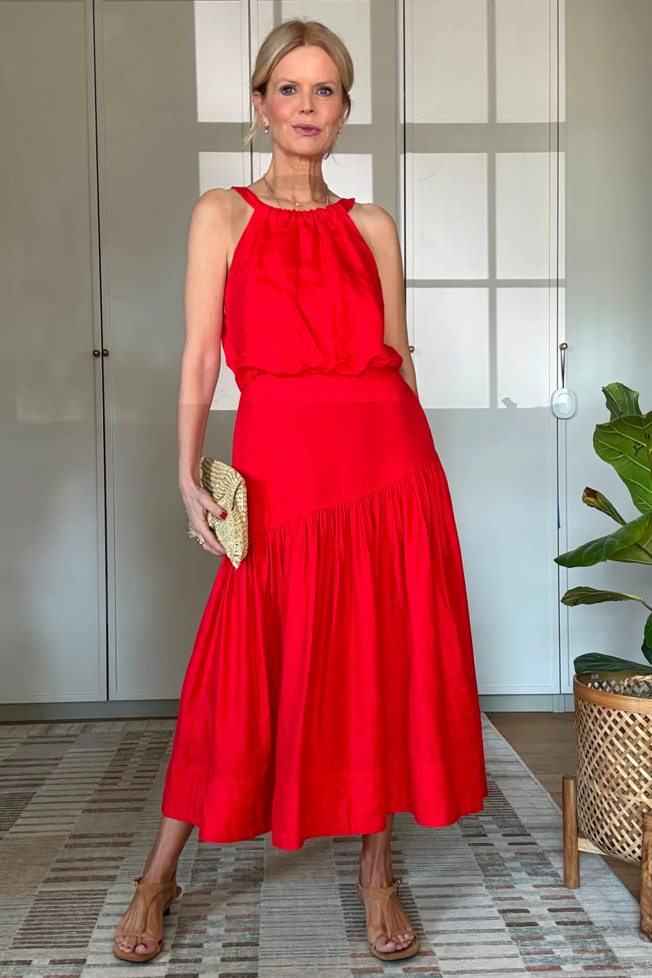 Cath x WYSE Riviera Dress - Red Pop - Image 6
