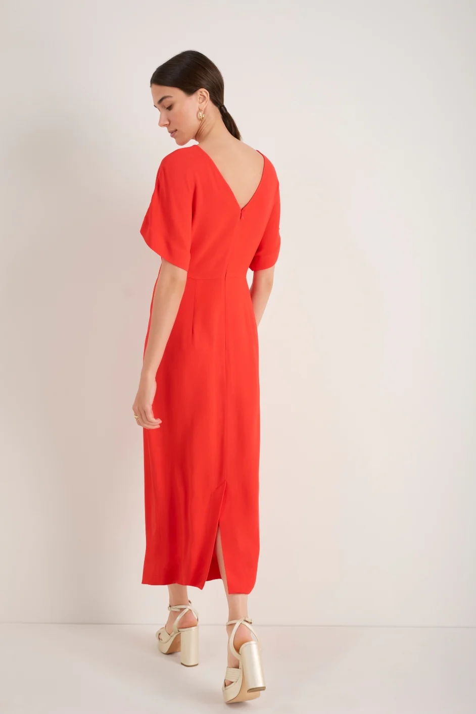 Cath x WYSE Vivienne Dress - Tomato Red - Image 3