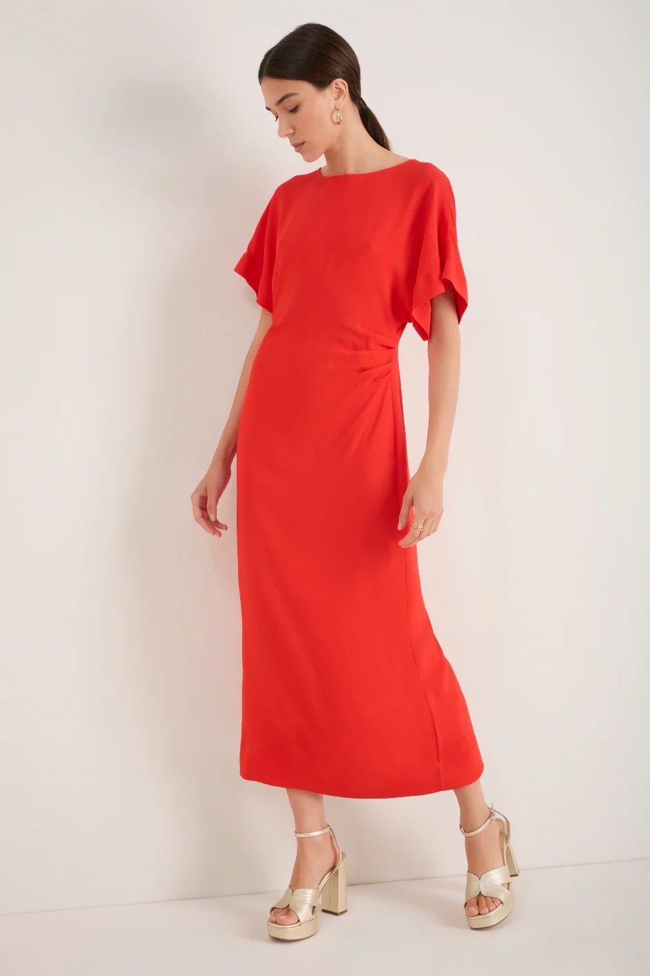 Cath x WYSE Vivienne Dress - Tomato Red - Image 4