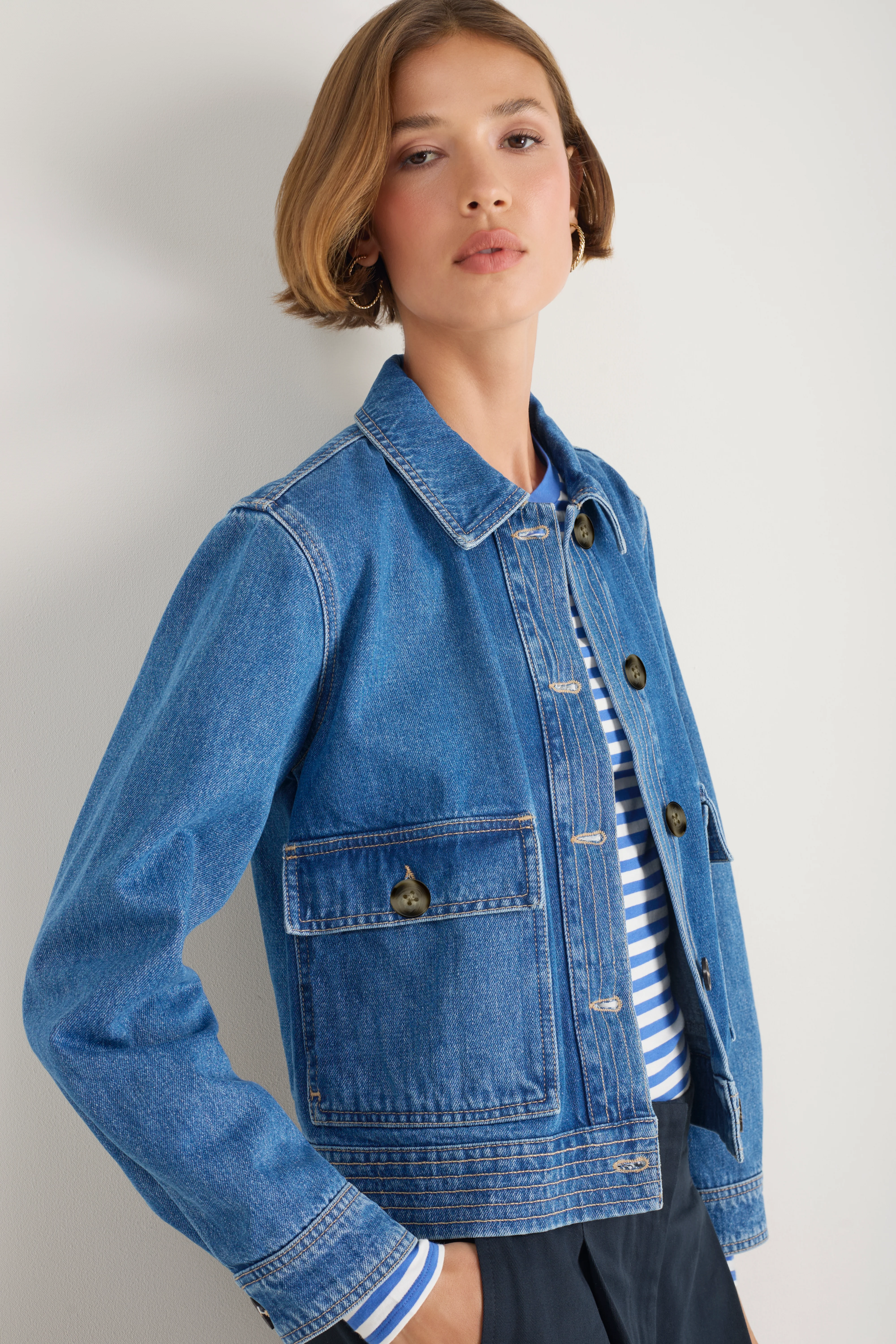 Catrin Jacket - Mid Wash - Image 4