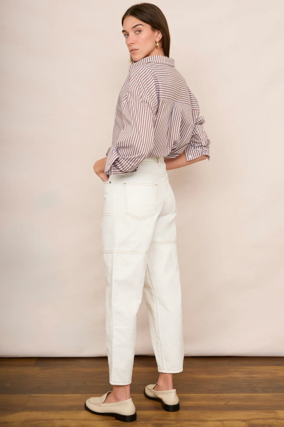 Cecelia Cargo Jean - Off White - Image 2