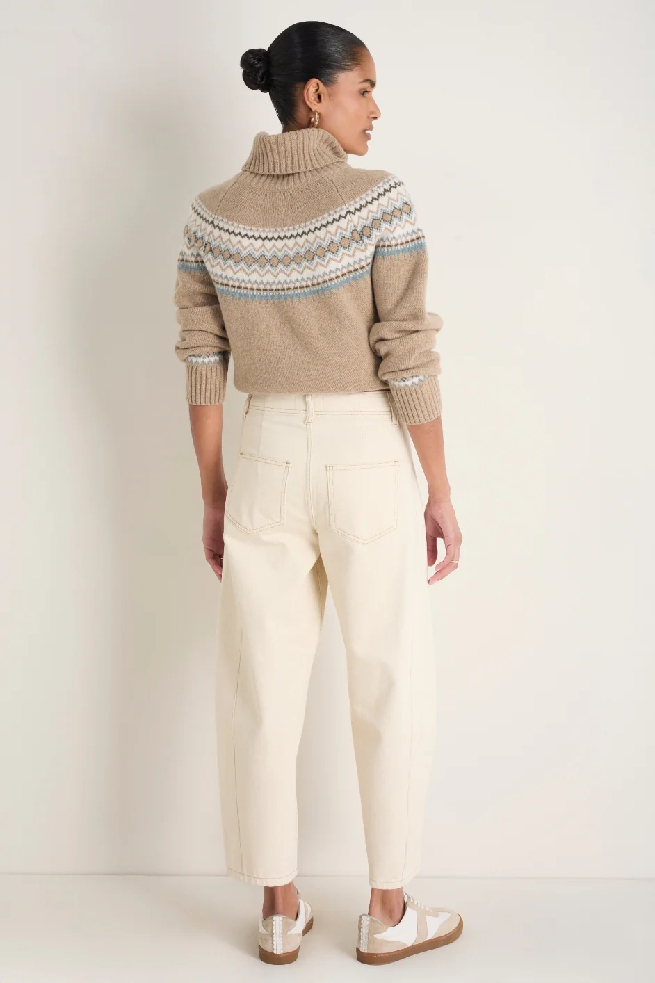 Charlie Horseshoe Jean - Ecru - Image 5