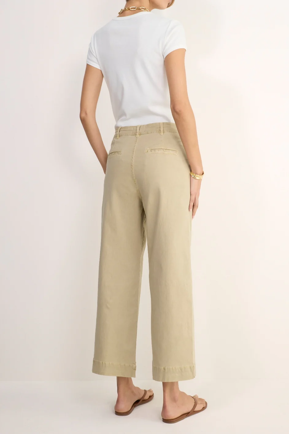 Marianne Chino Trouser - Sand - Image 3