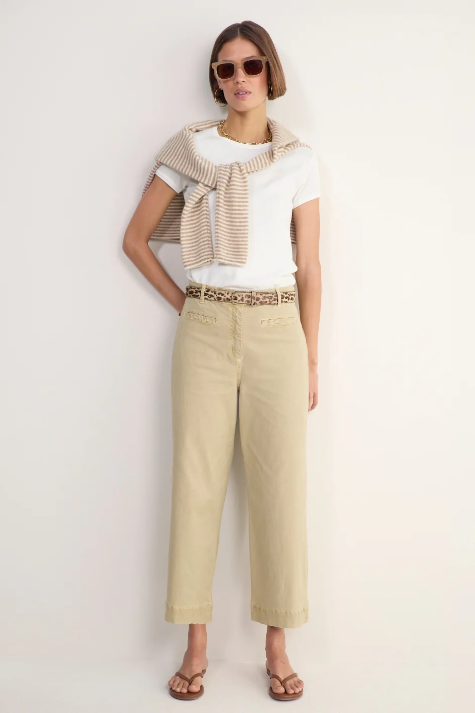 Marianne Chino Trouser - Sand - Image 4