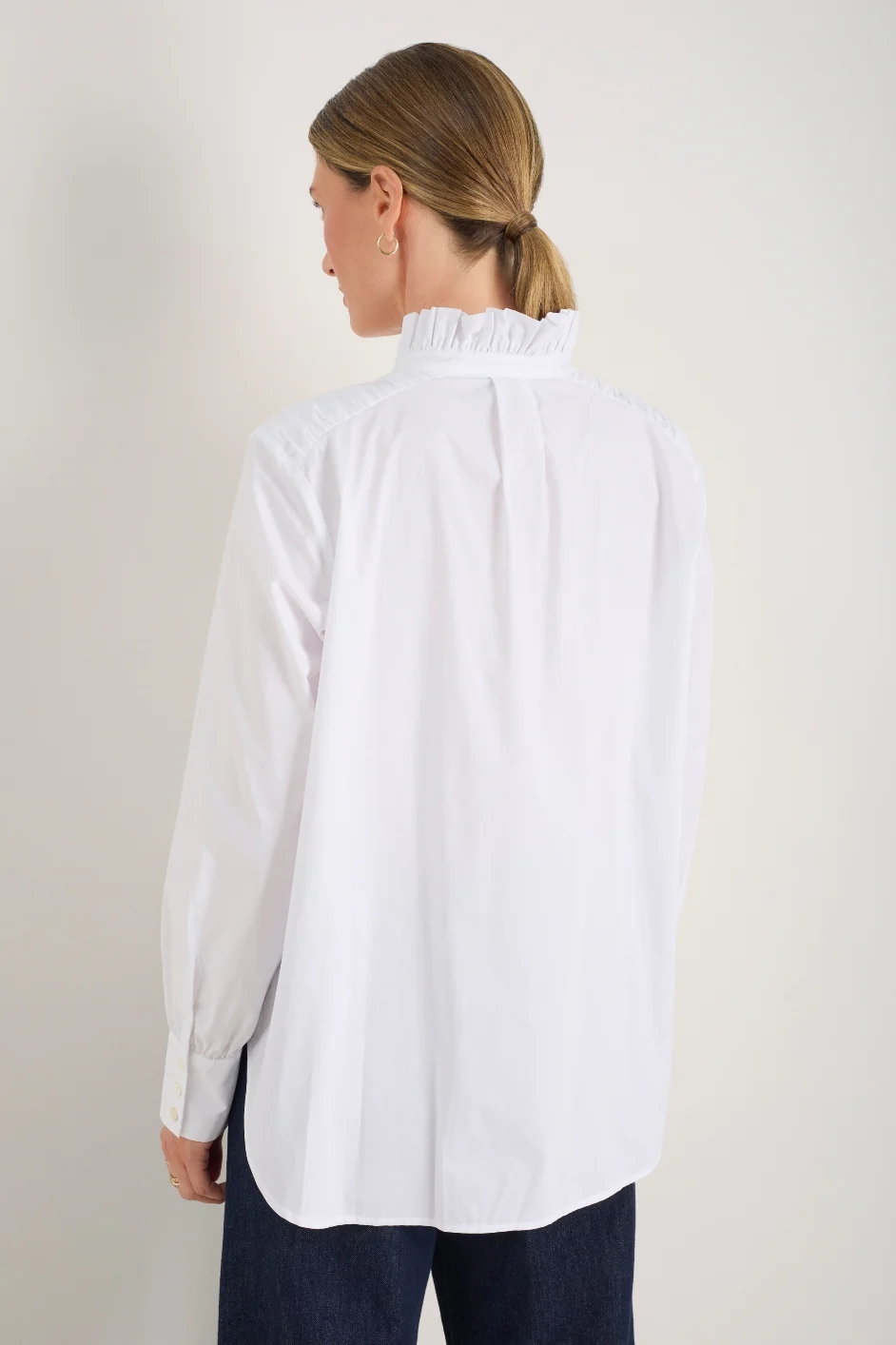 Clemmy Classic Shirt - White - Image 4