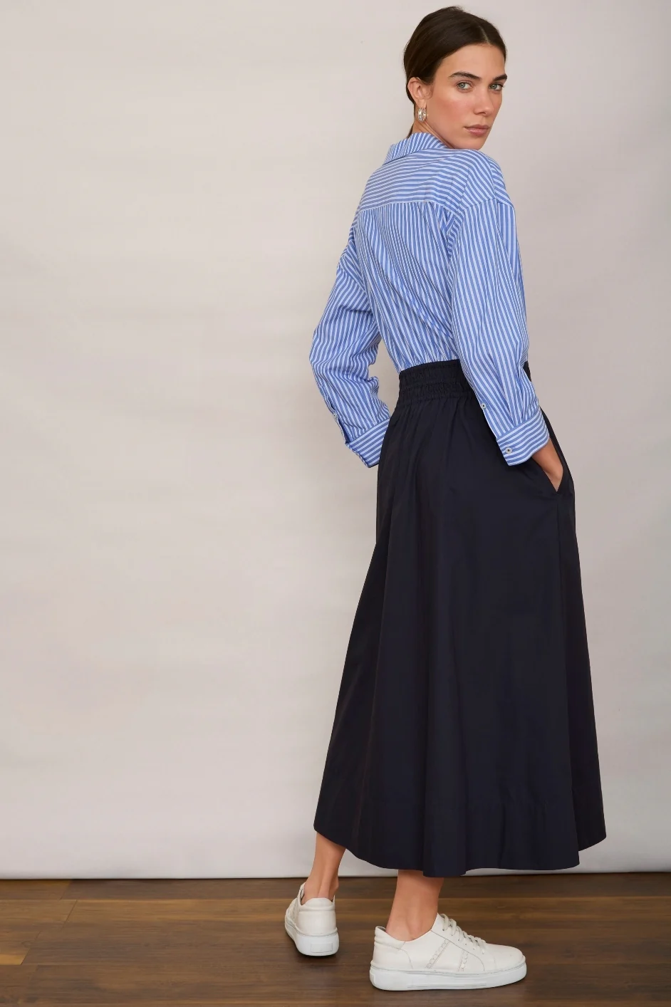 Colette Dress - Midnight/Stripe - Image 3