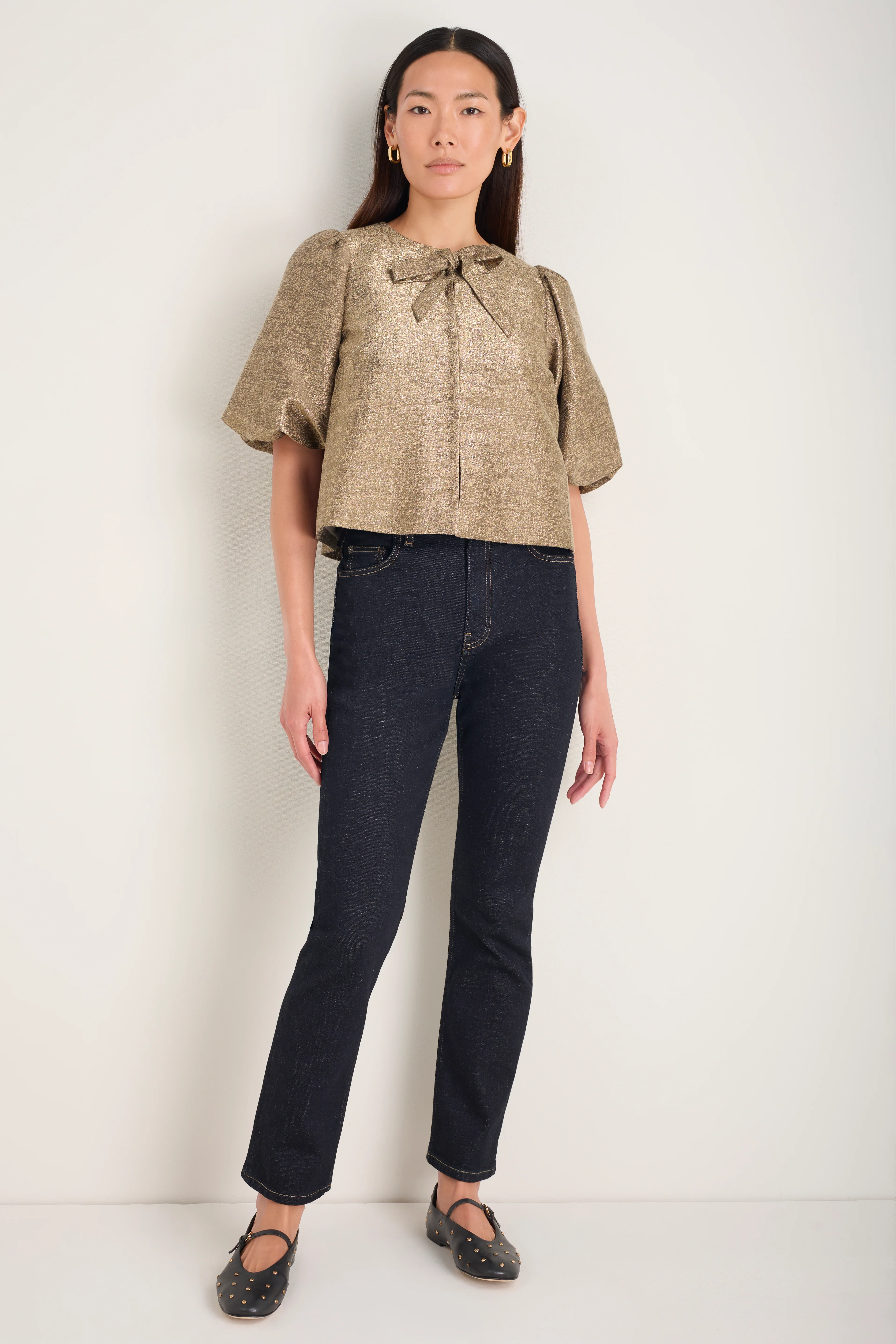 Coral Top - Gold Sparkle - Image 4