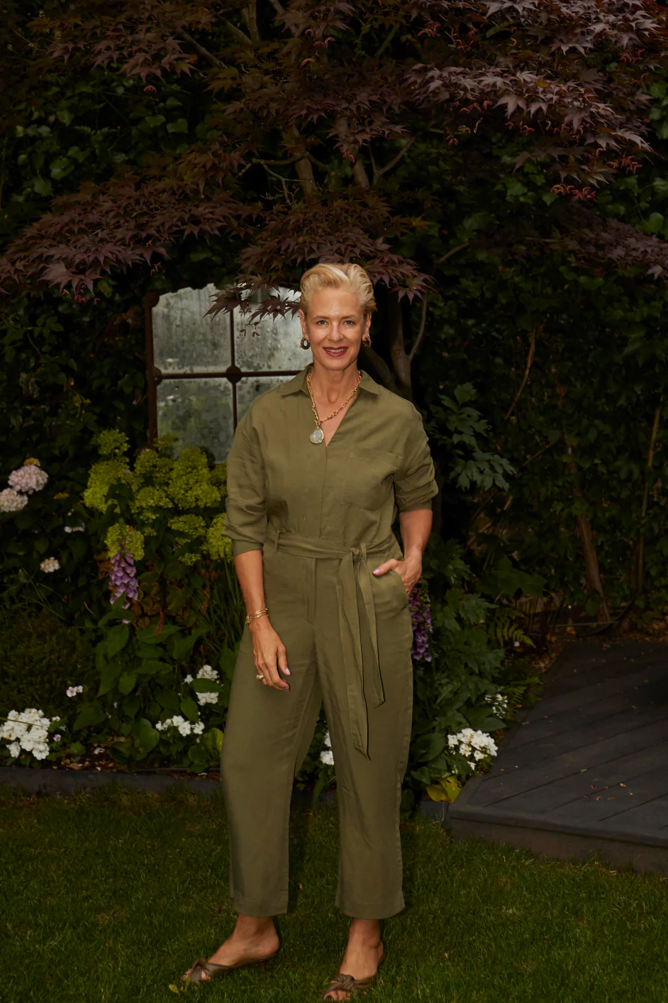 DB X Wyse Cordell Jumpsuit - Khaki - Image 9