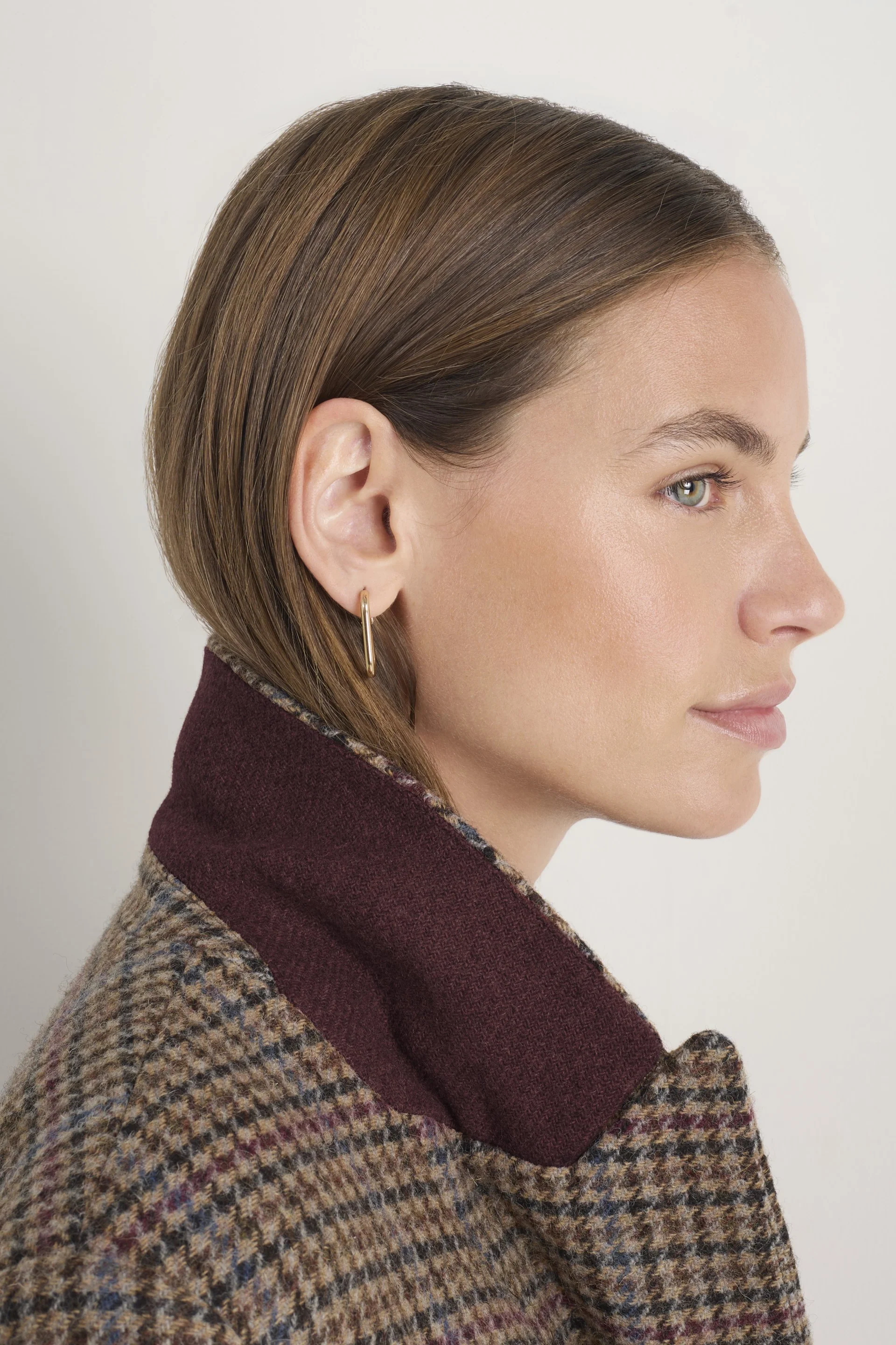 Dorothea Coat - Brown Check - Image 4