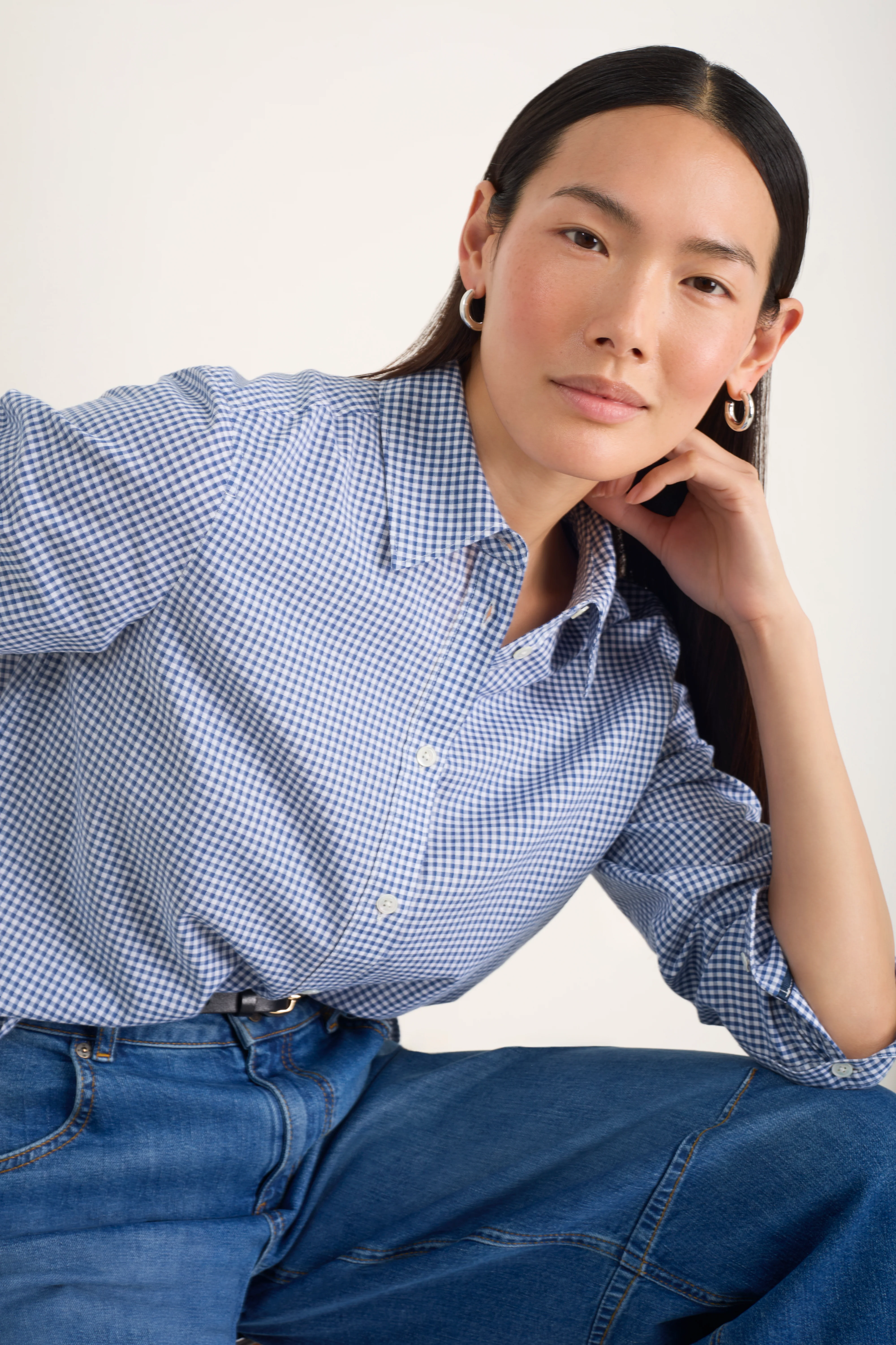 Elma Shirt - Midnight Gingham - Image 2