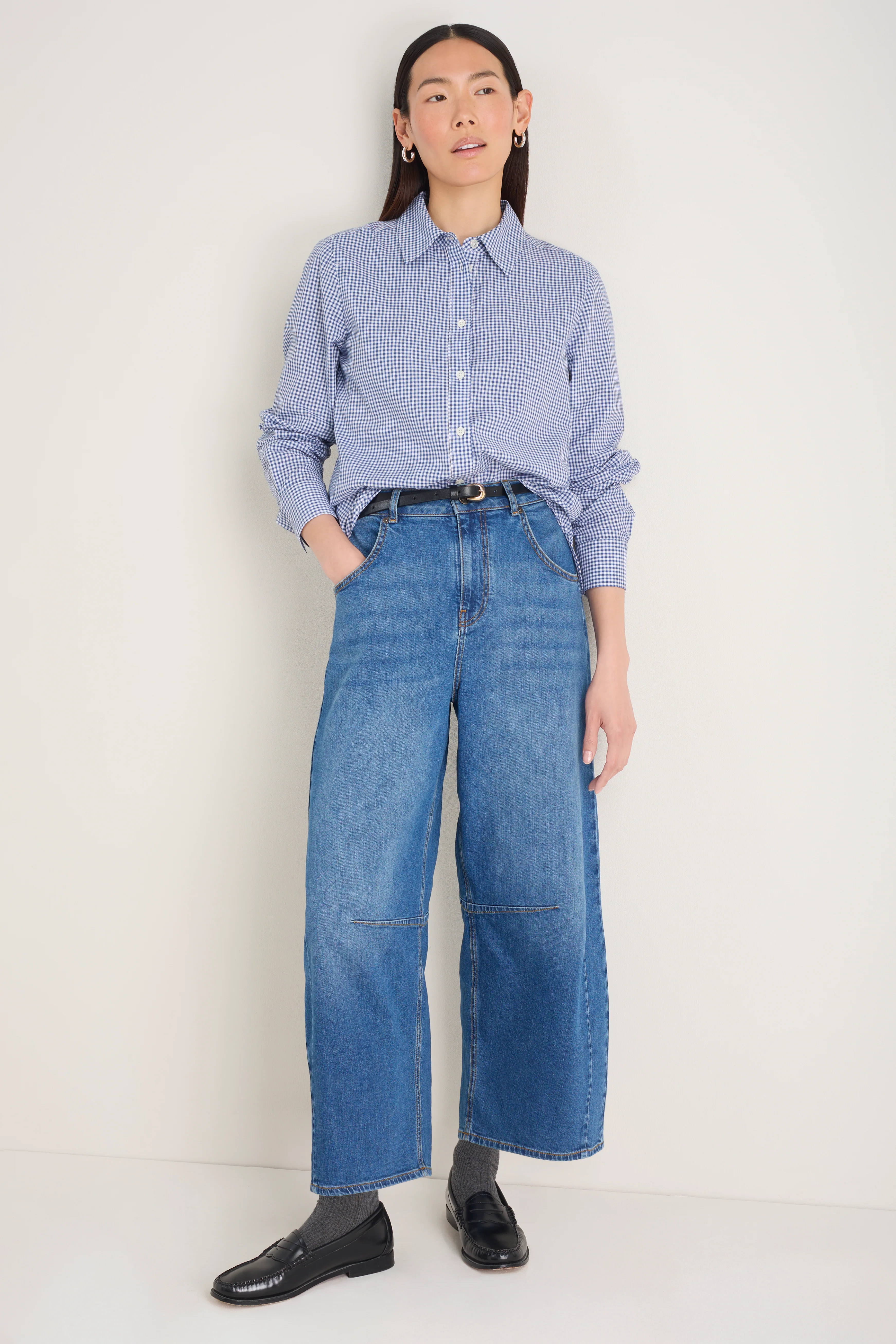 Elma Shirt - Midnight Gingham - Image 4