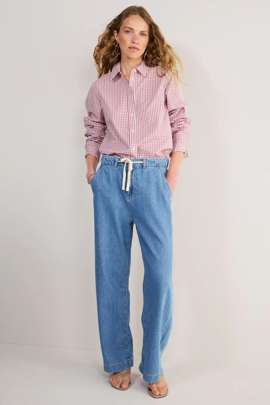 Elma Shirt - Pink Gingham - Image 5
