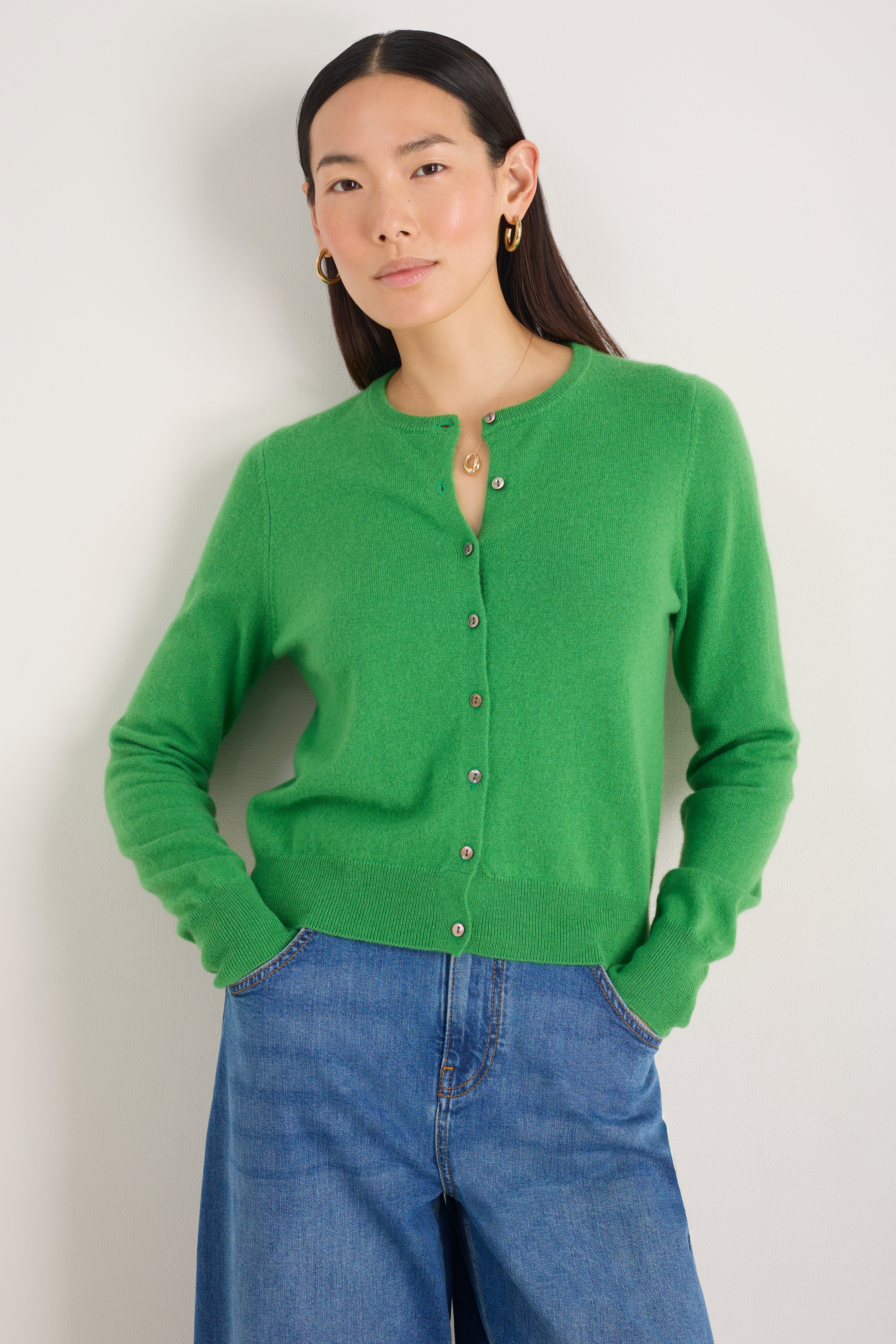 Felicity Cardigan - Vivid Green - Image 3