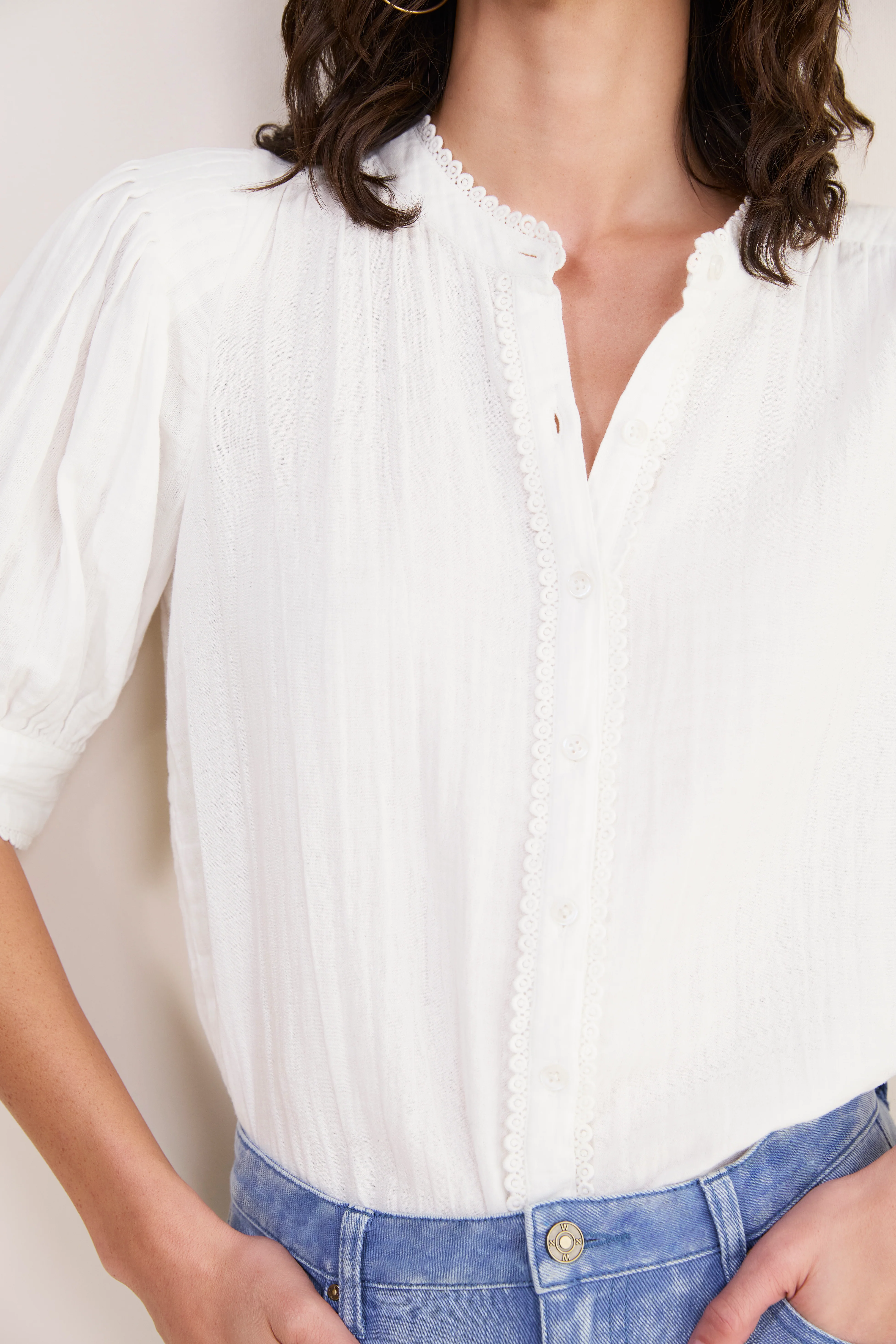 Fiona Blouse - White - Image 2