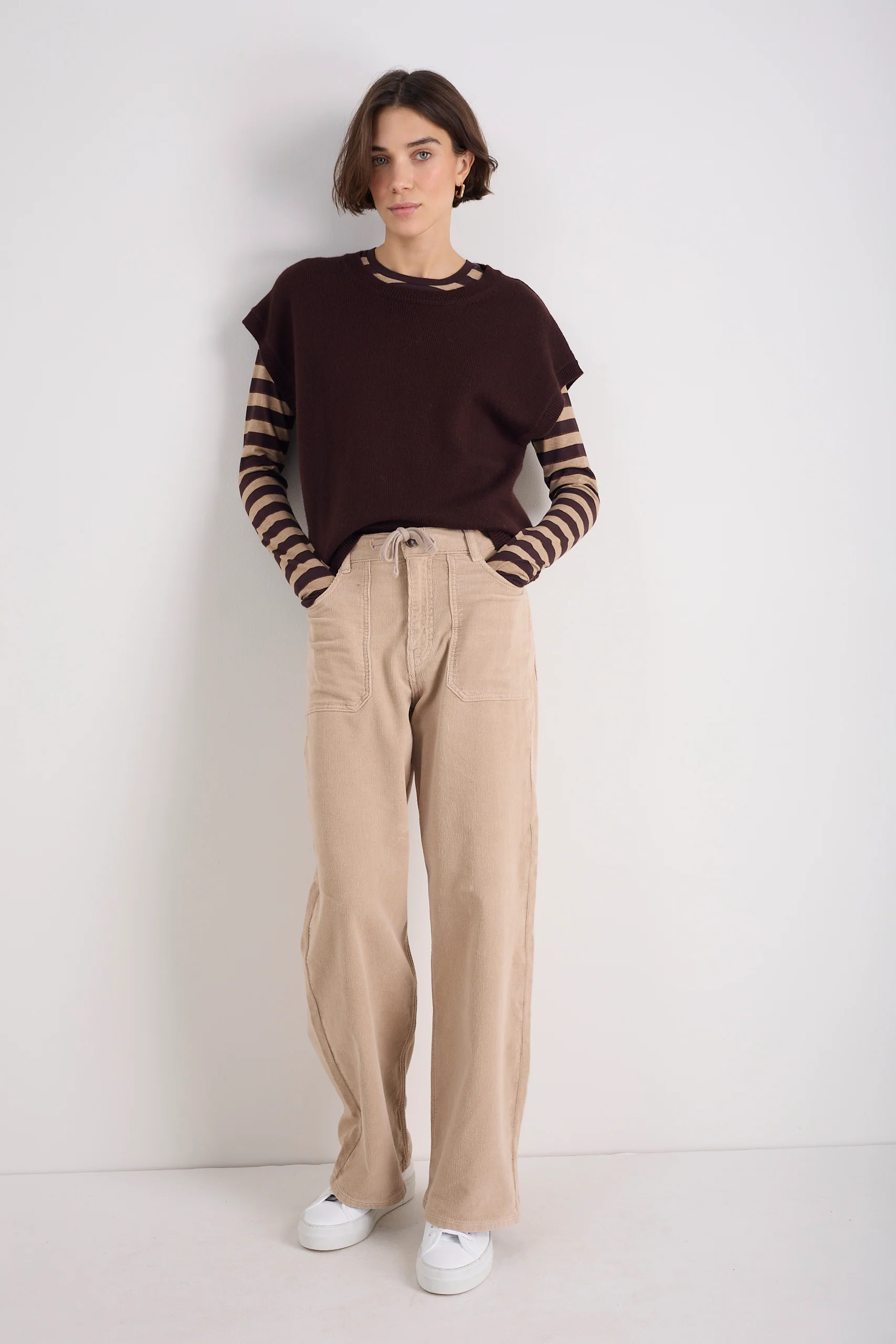 Fleur Merino Tank - Cocoa - Image 8