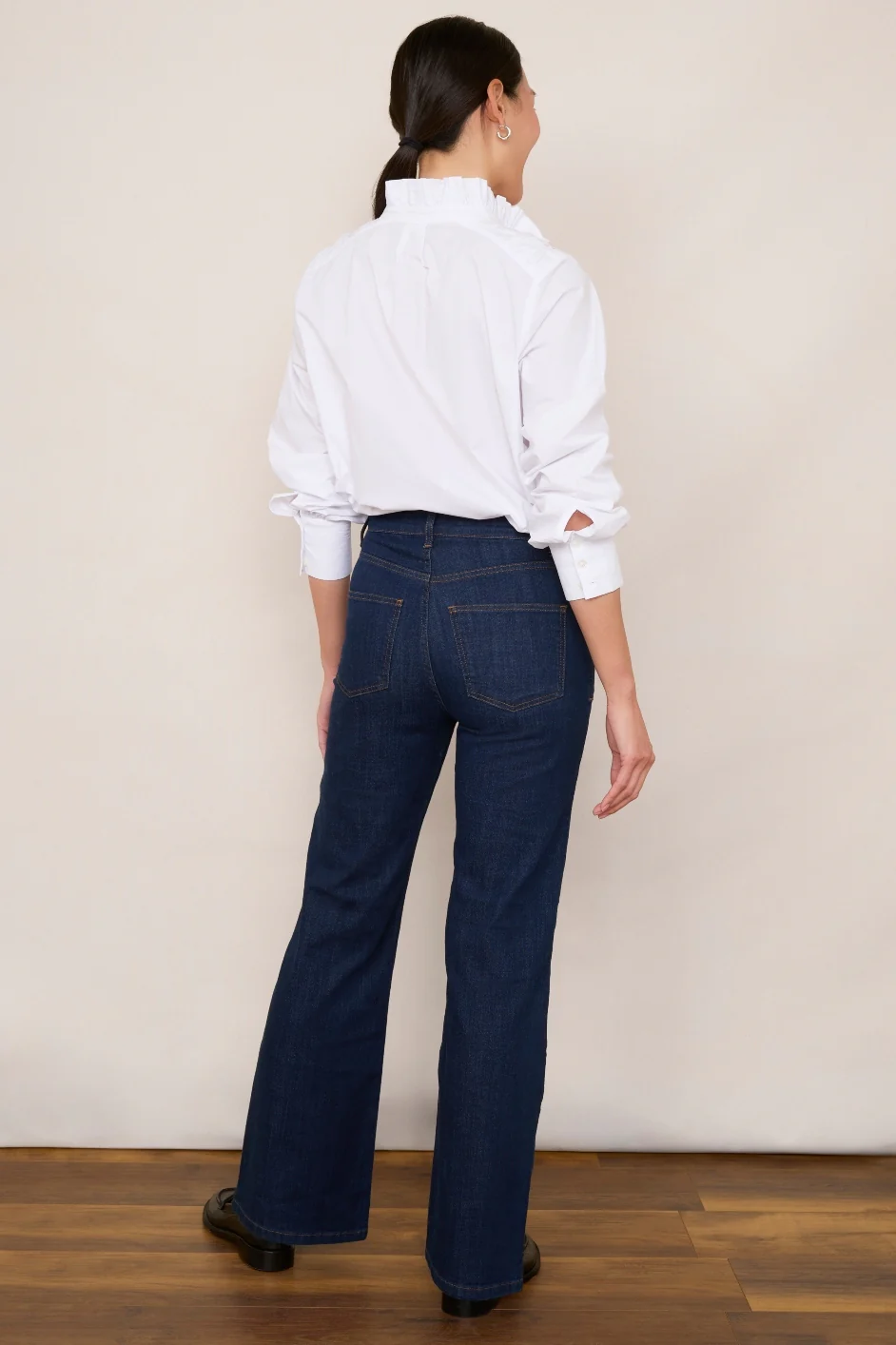 Flossie Carpenter Flare Jean - Rinse Wash - Image 3