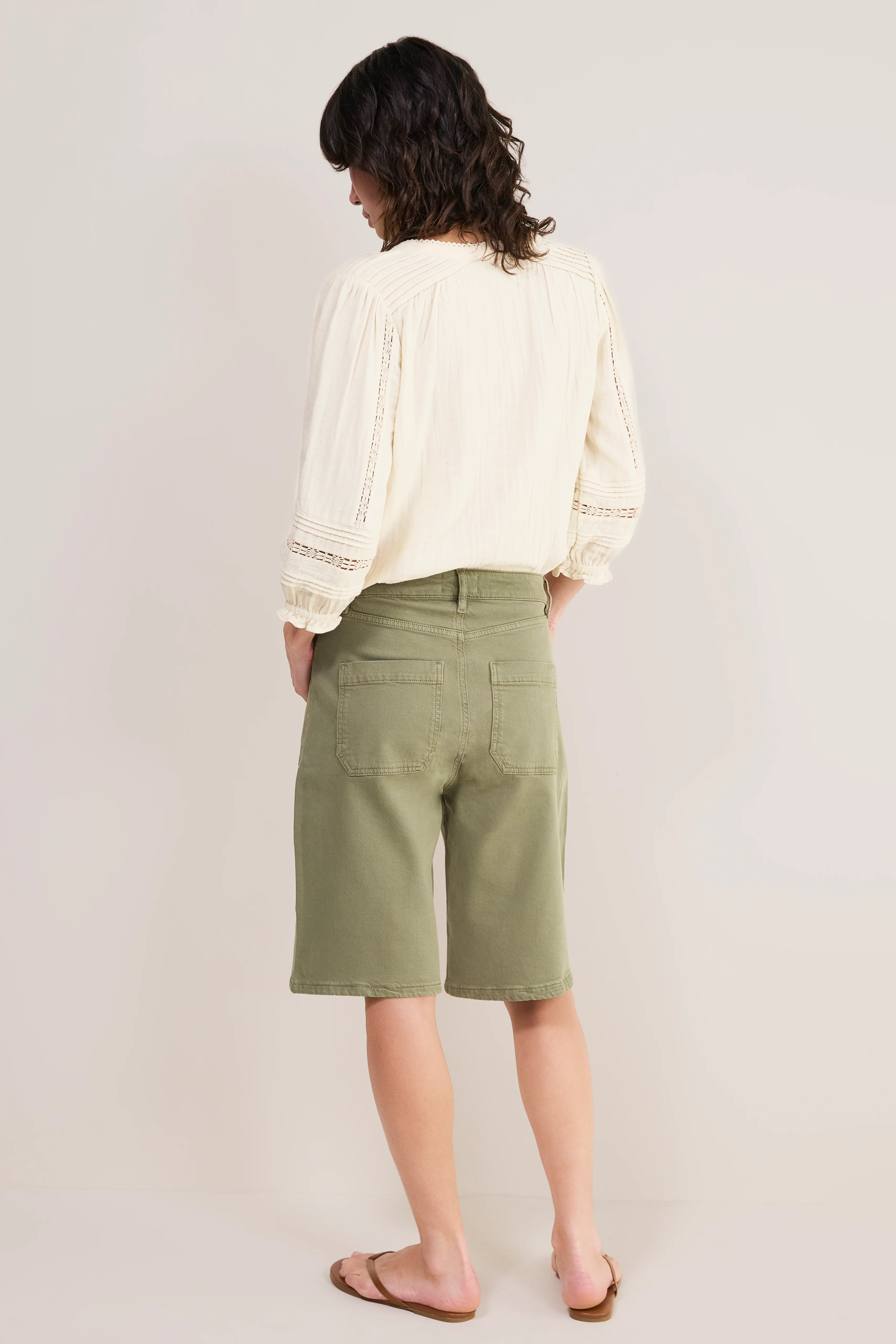 Flossie Carpenter Short - Khaki - Image 4