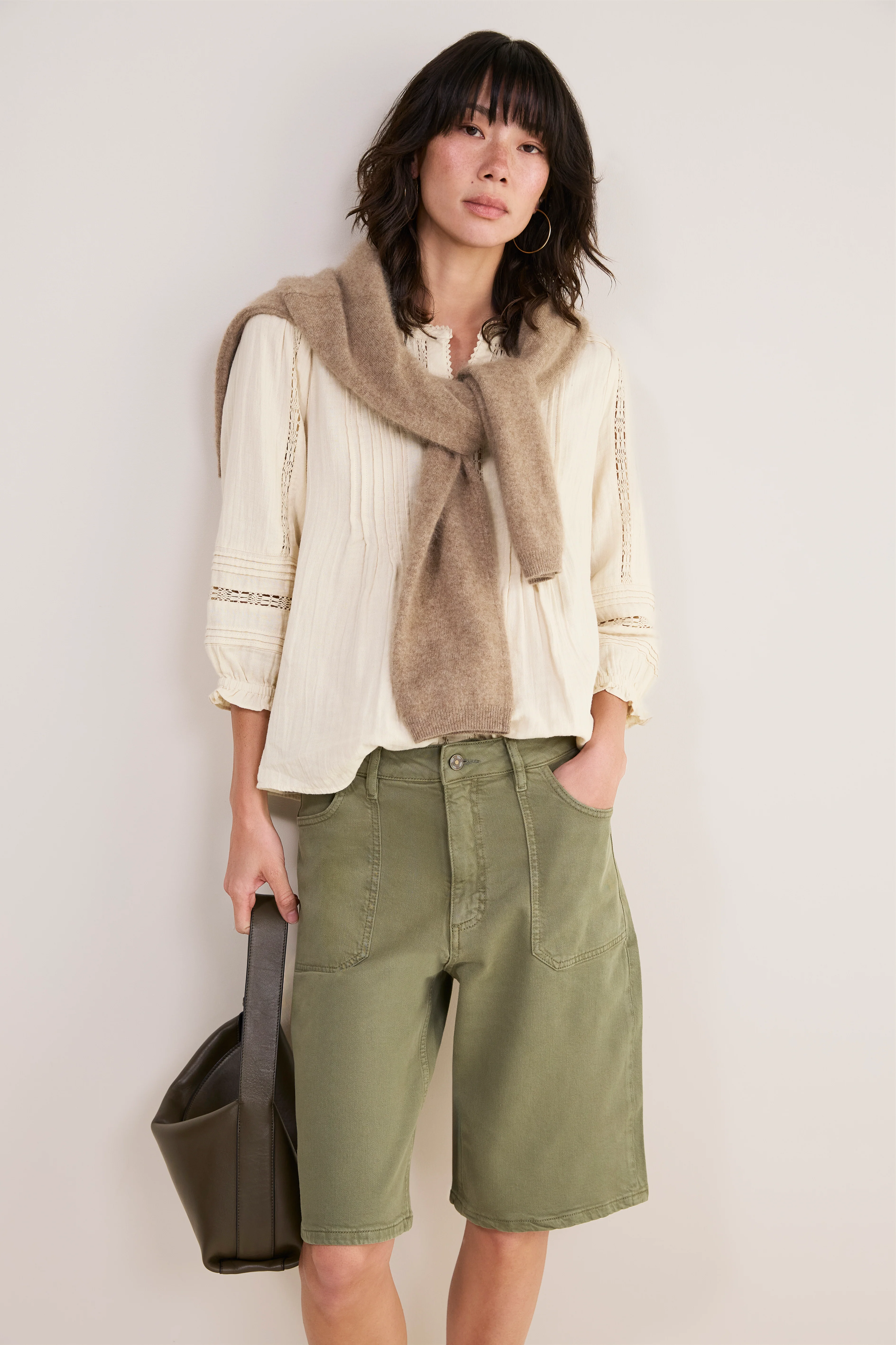 Flossie Carpenter Short - Khaki - Image 5