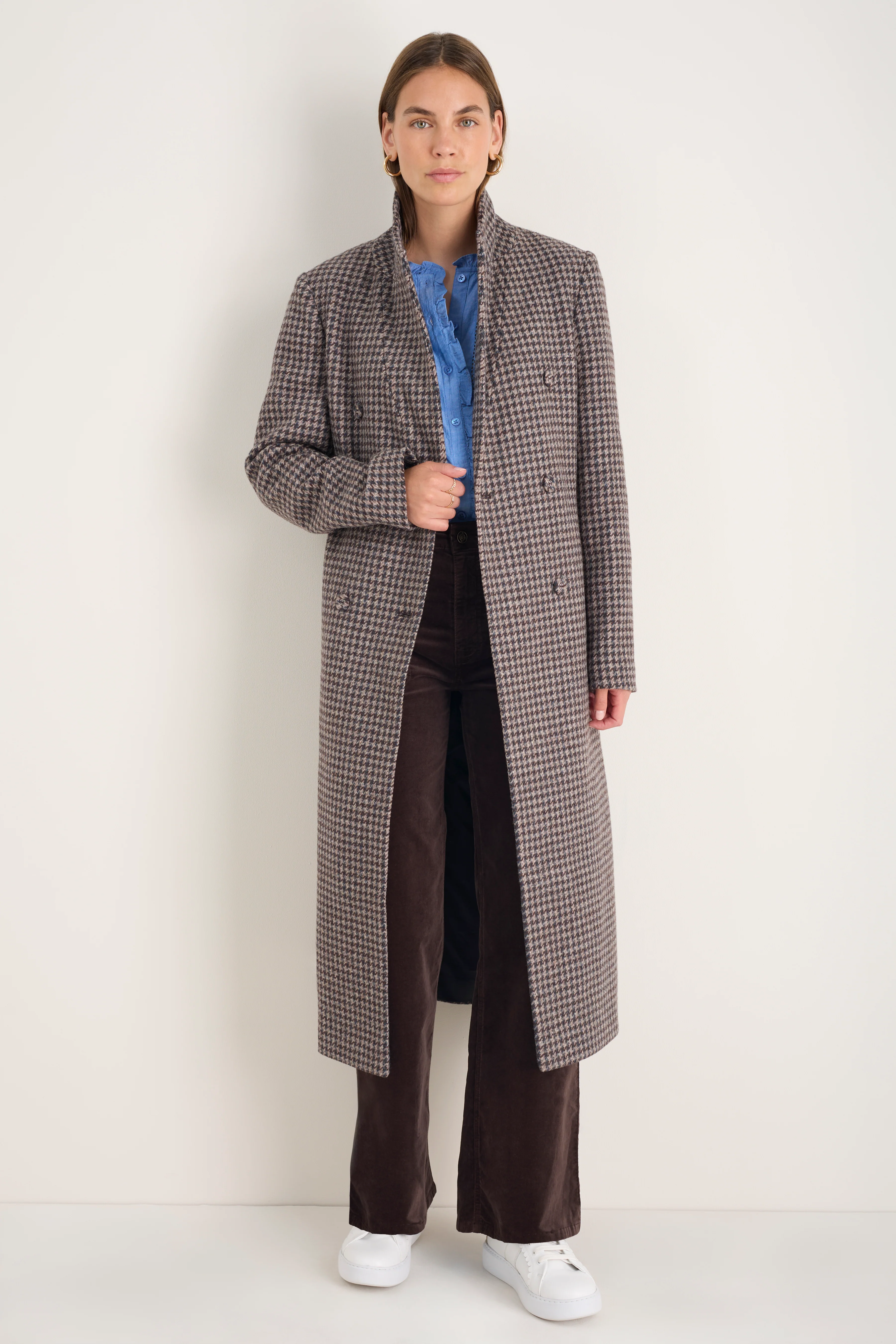 Flossie Cotton Velvet Trouser - Cocoa - Image 4