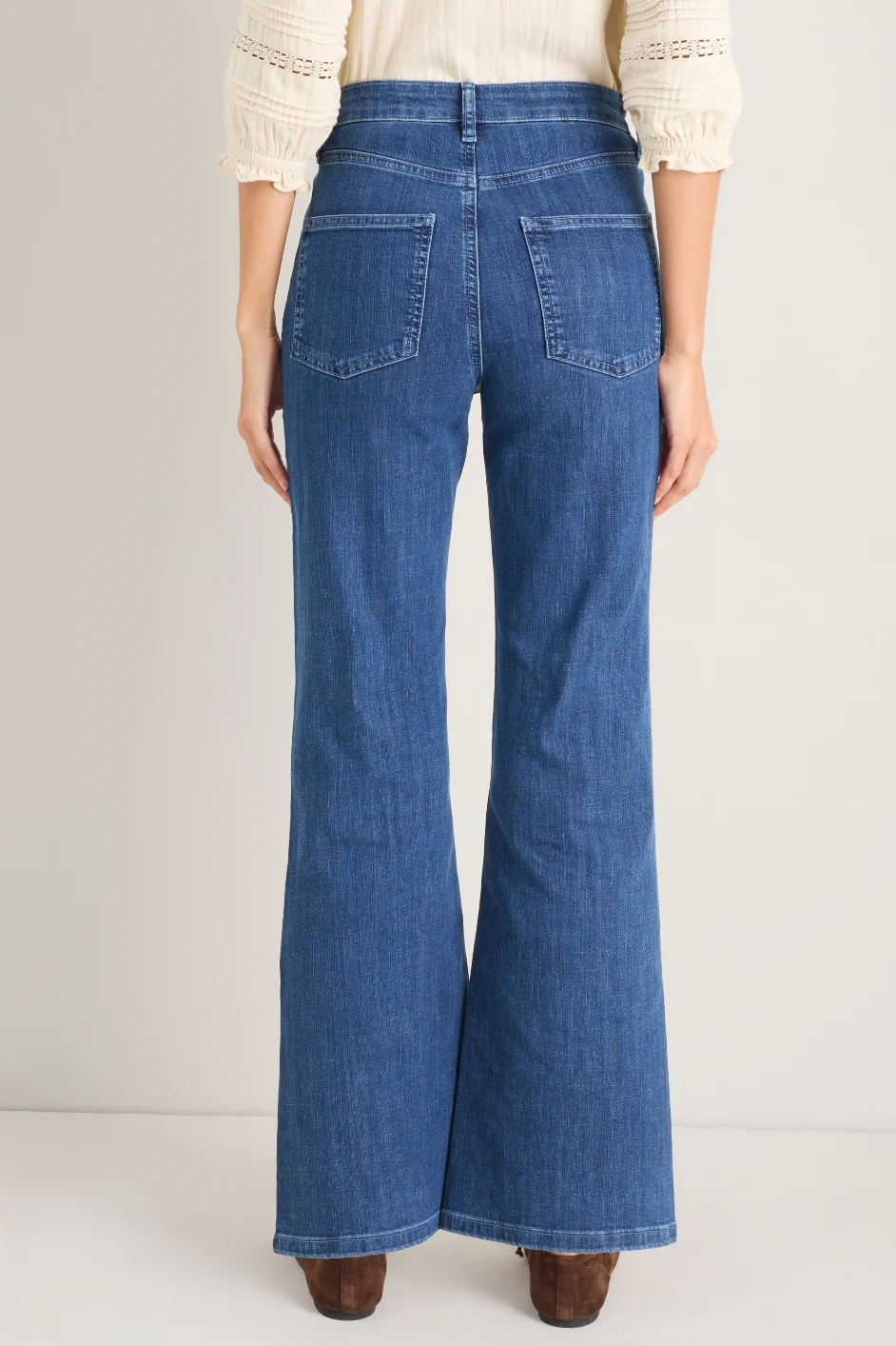 Flossie Flare Jean - Mid Wash - Image 6