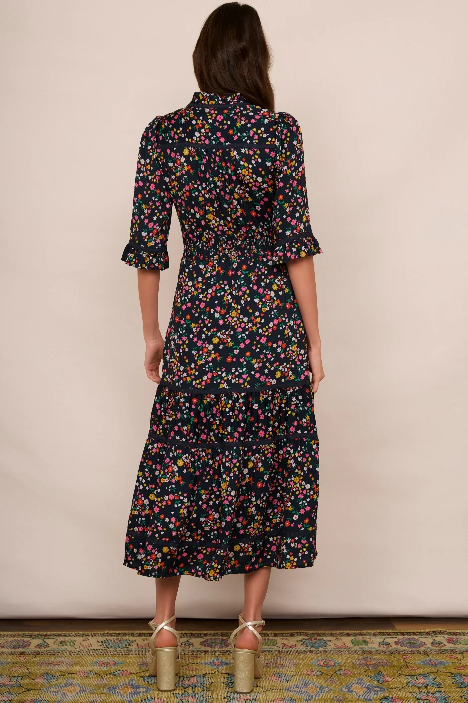 Jodi Floral Dress - Midnight - Image 5