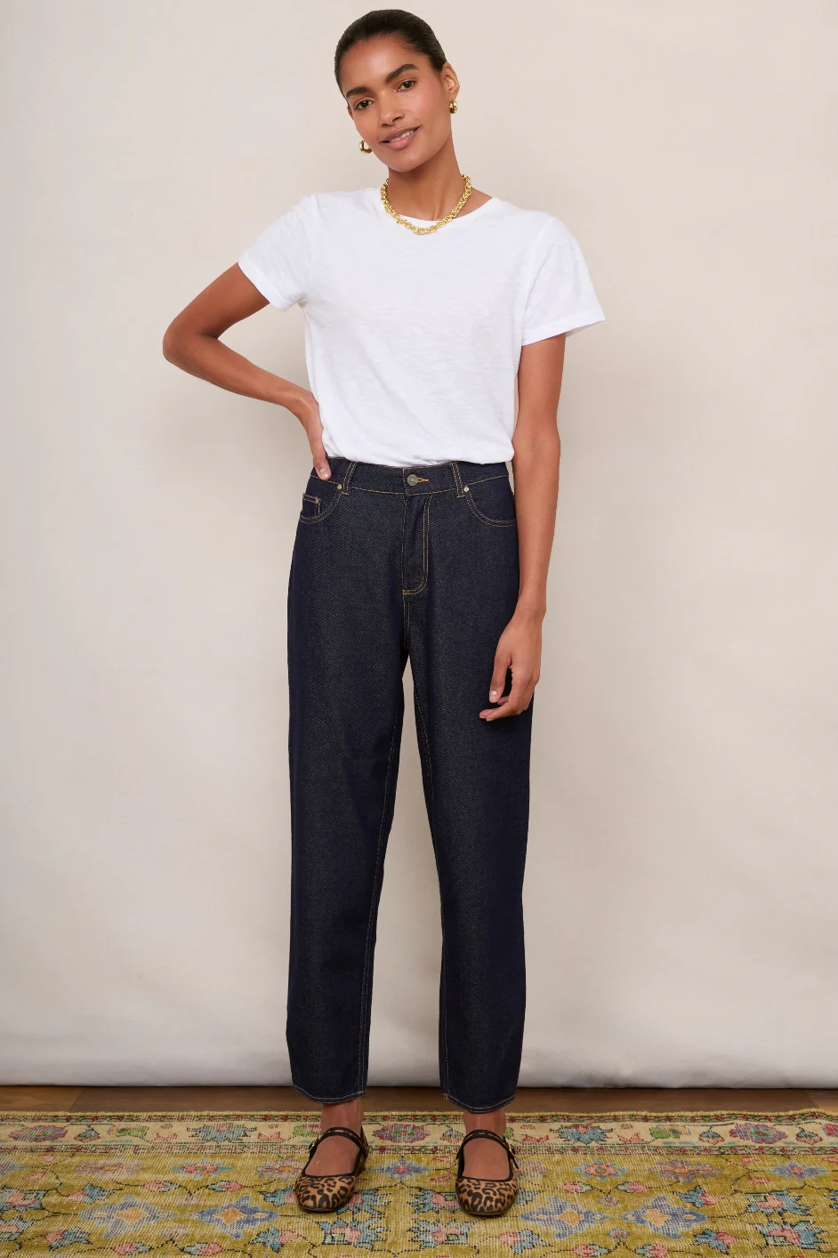 June Tapered Jean - Rinse Wash