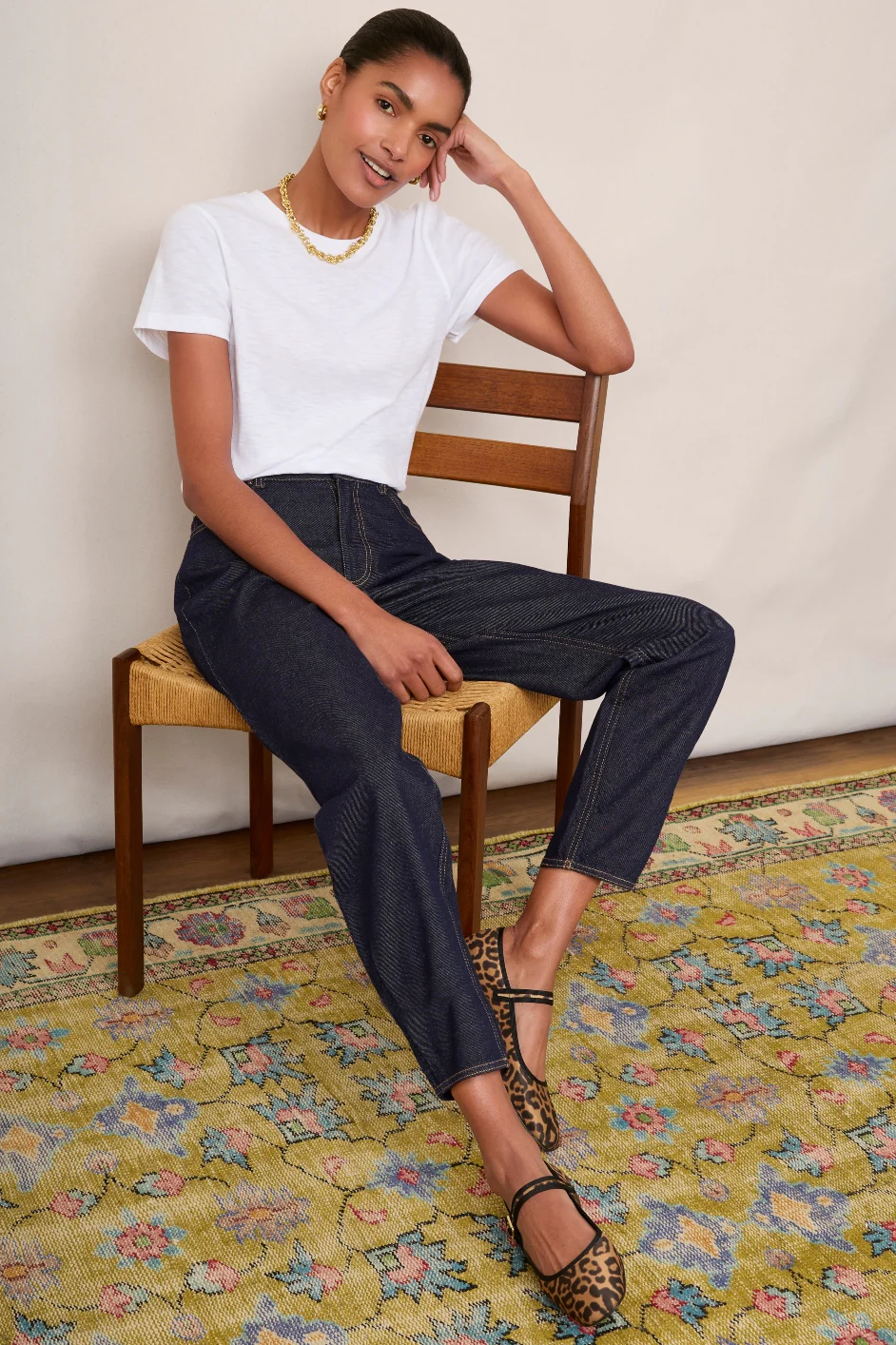 June Tapered Jean - Rinse Wash - Image 2