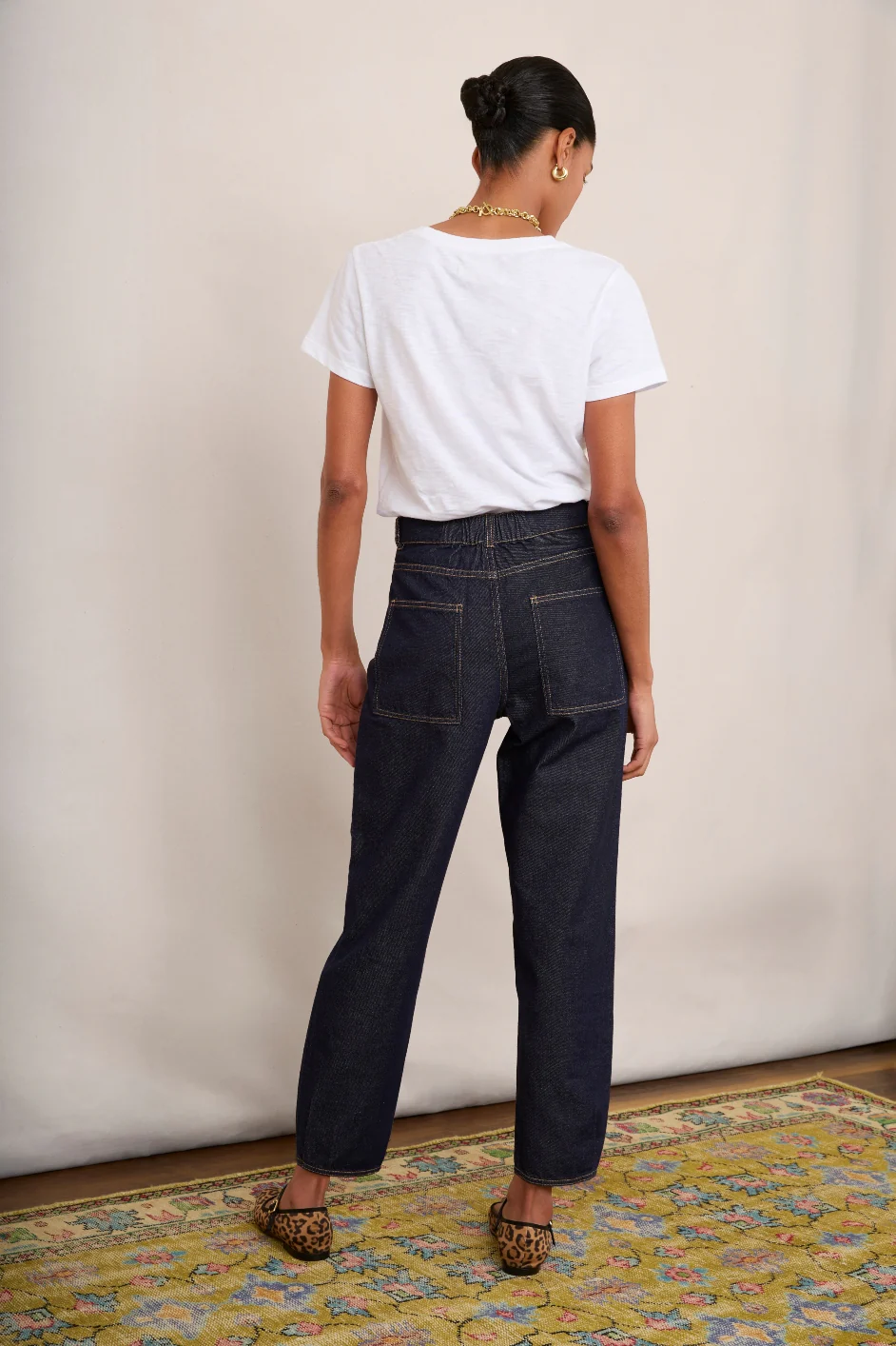 June Tapered Jean - Rinse Wash - Image 3