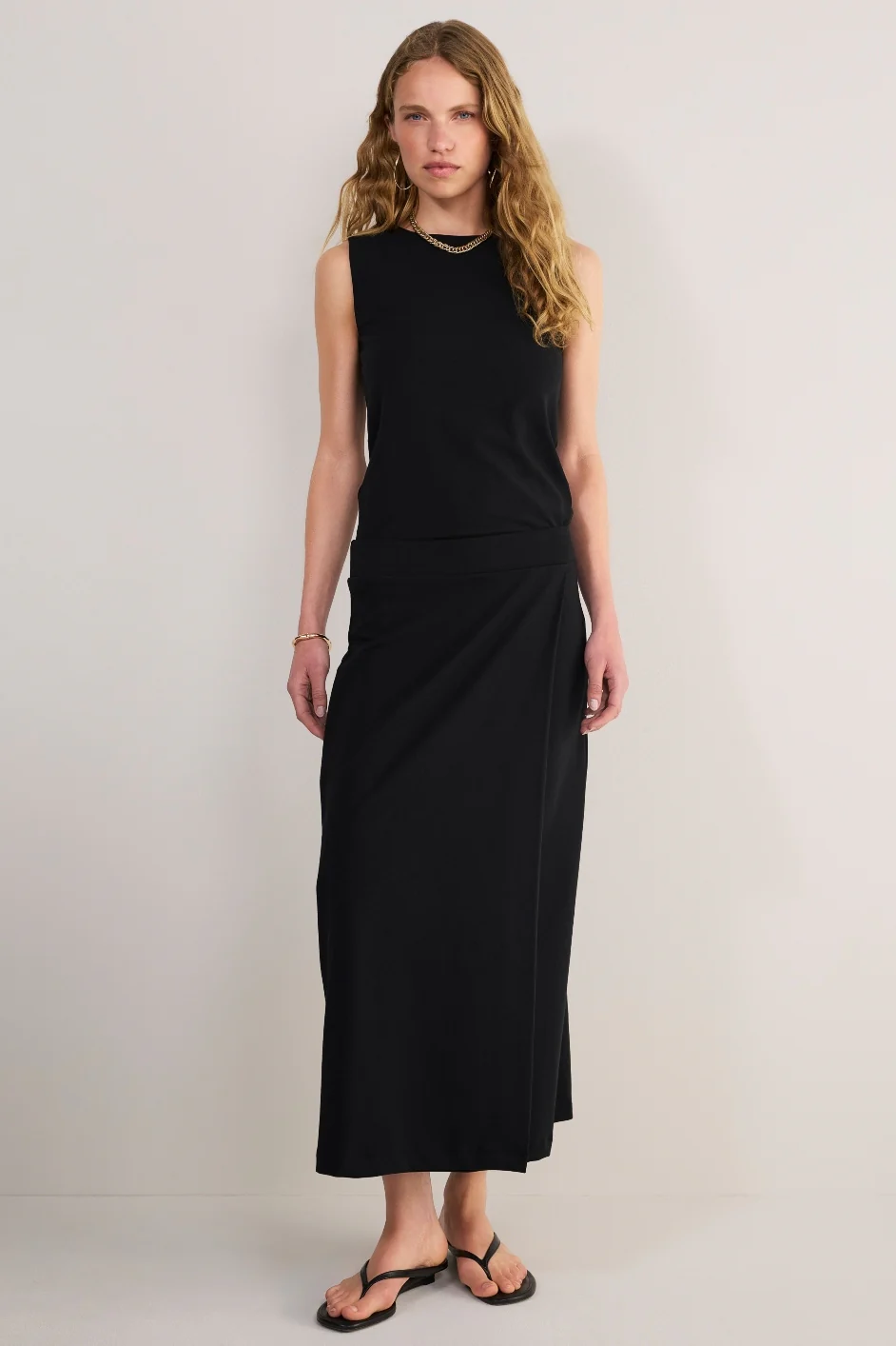 Kayla Jersey Skirt - Black - Image 2
