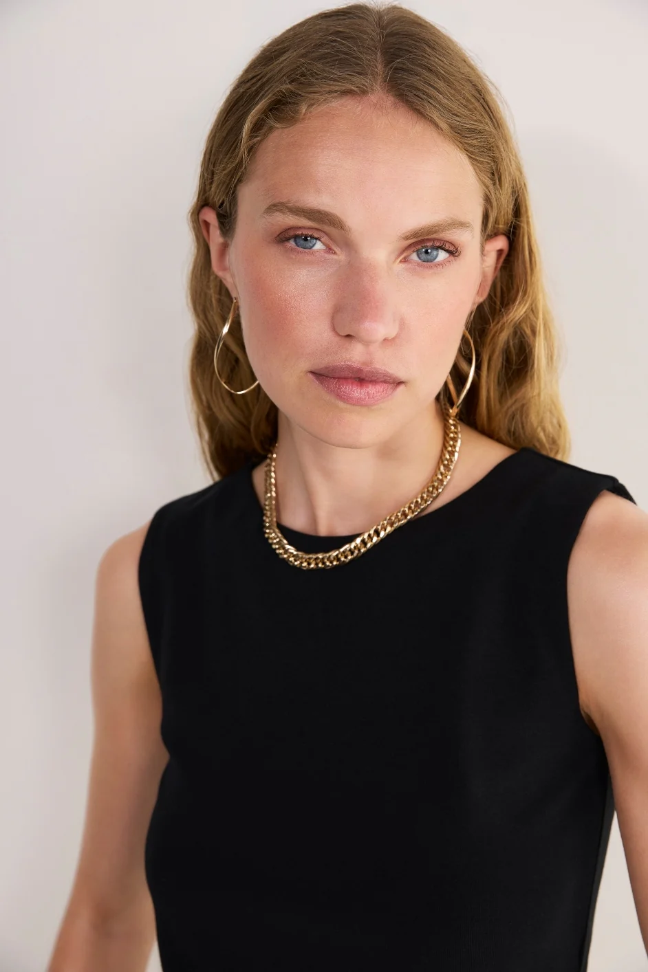 Kayla Jersey Top - Black - Image 2