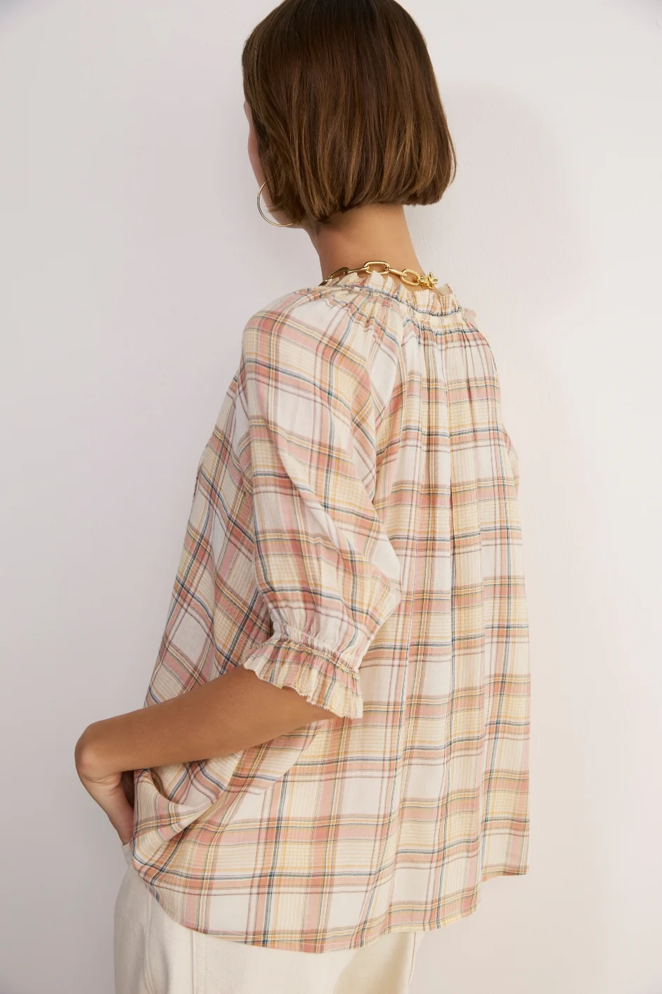 Keeley Blouse - Multi Check - Image 4