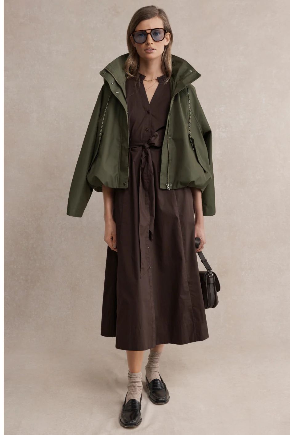 Kelly Dress - Pecan Brown - Image 6