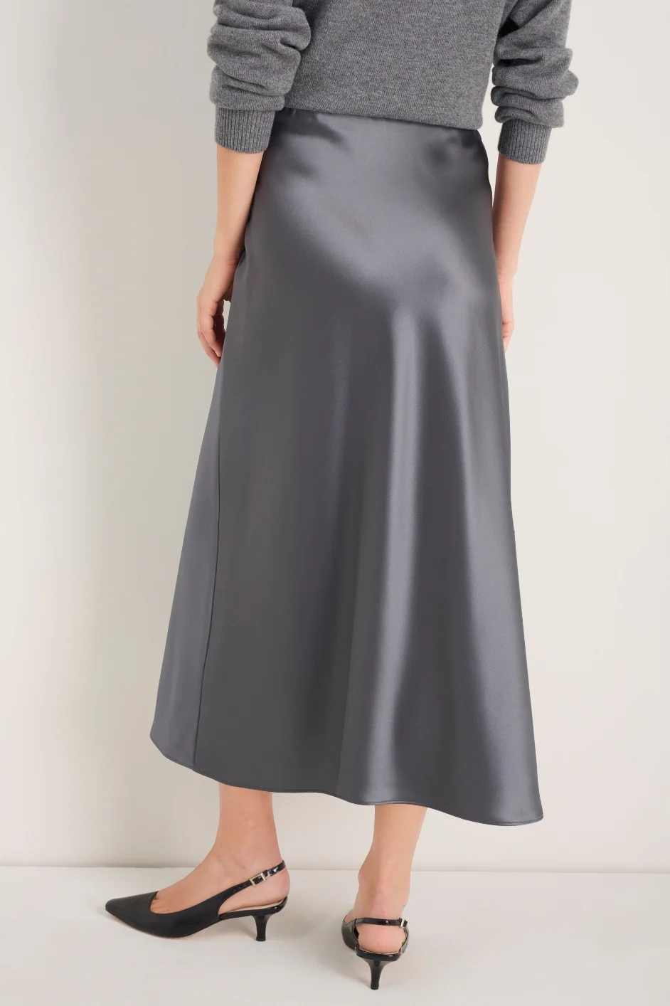 Kendall Skirt - Charcoal Grey - Image 2