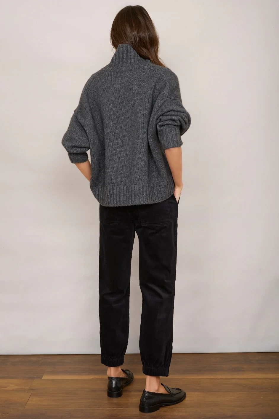 Lara Velvet Jogger - Black - Image 5