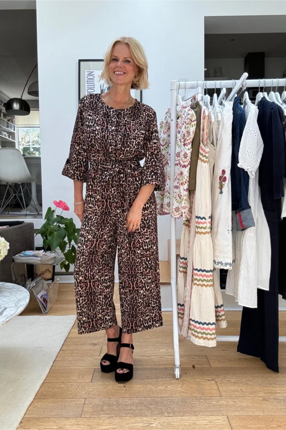 Lauren Jumpsuit - Leopard - Image 3